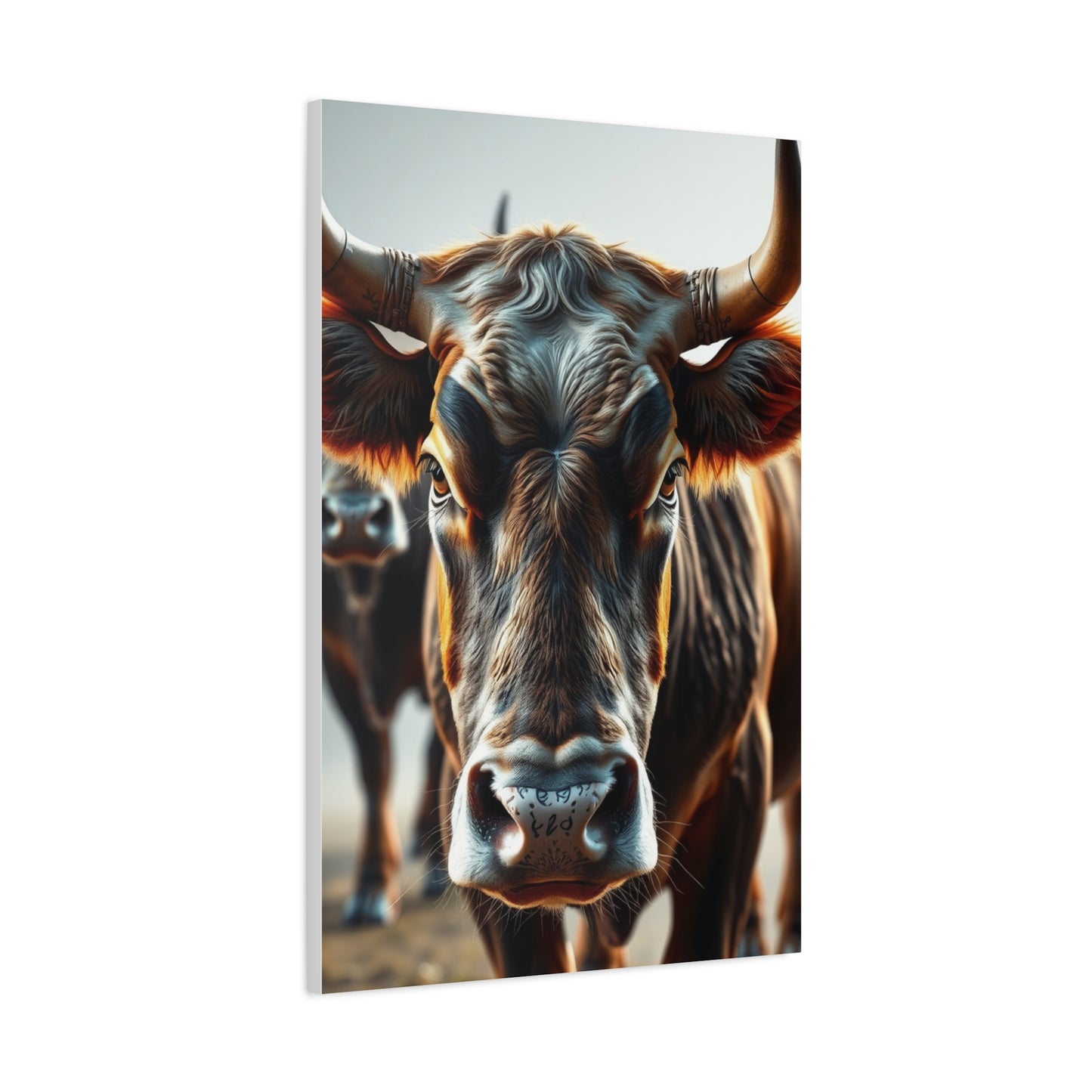 Bovine Majesty Canvas Collection Wall Art & Canvas Print