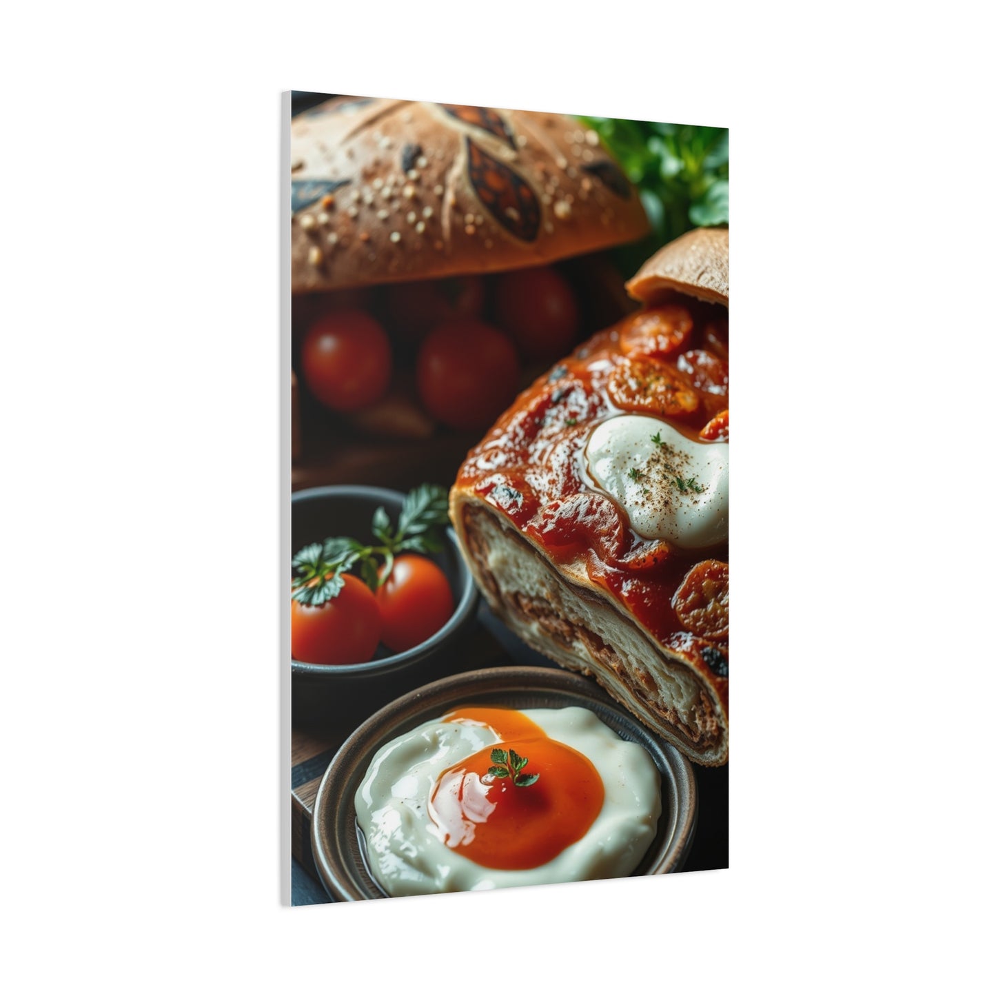 Masterpiece Italian Food Art Vision Wall Art & Canvas Print