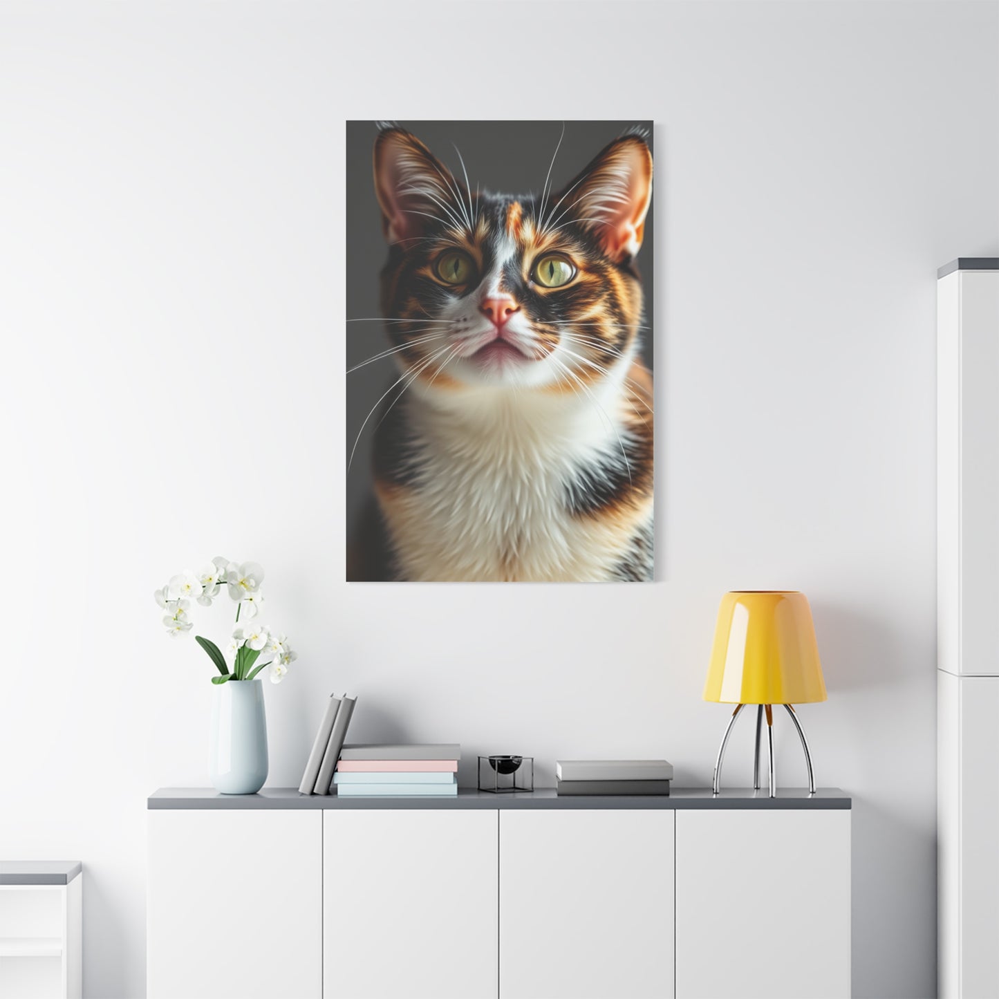 Vision Calico Cat Art Art Wall Art & Canvas Print