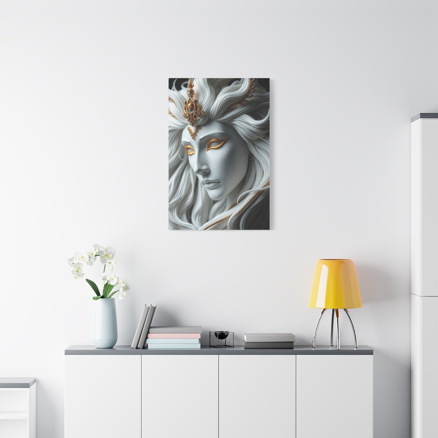 Supreme Black White and Gold Art Collection Wall Art & Canvas Print