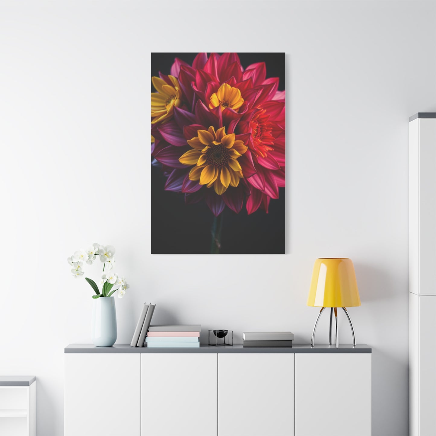 Serene Blossom Countenance Wall Art & Canvas Print