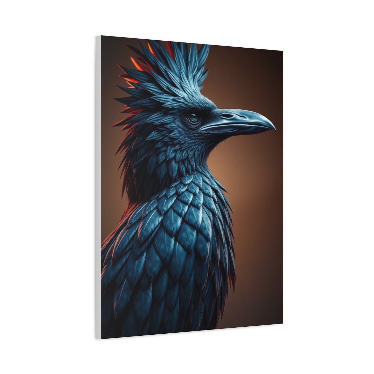 Midnight Plumage Tableau wall art & canvas print