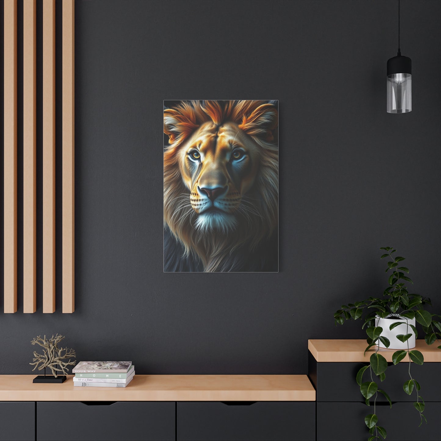 Crowned Monarch Canvas Wall Art & Canvas Print