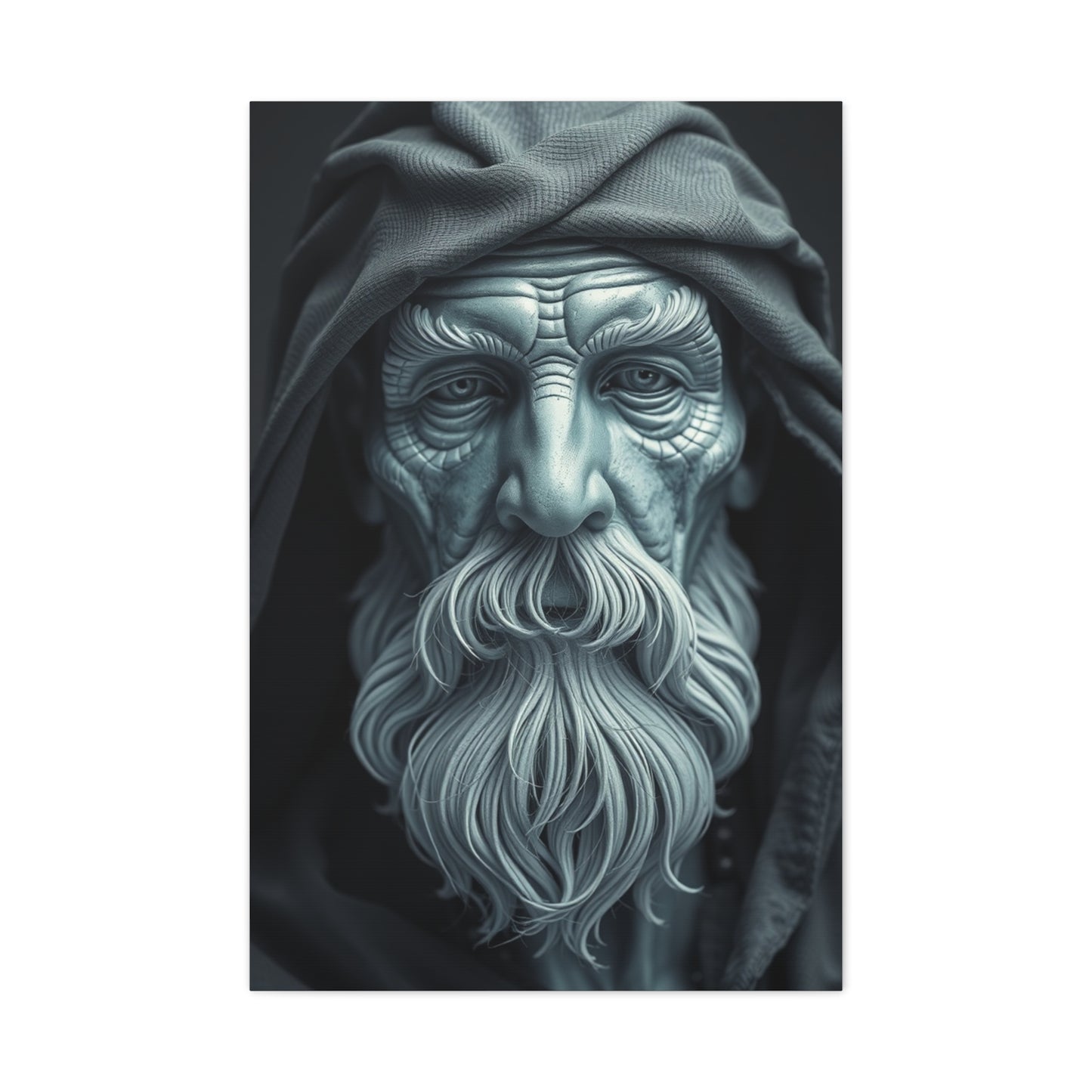 Opulent Grayscale Tapestry Wall Art & Canvas Print