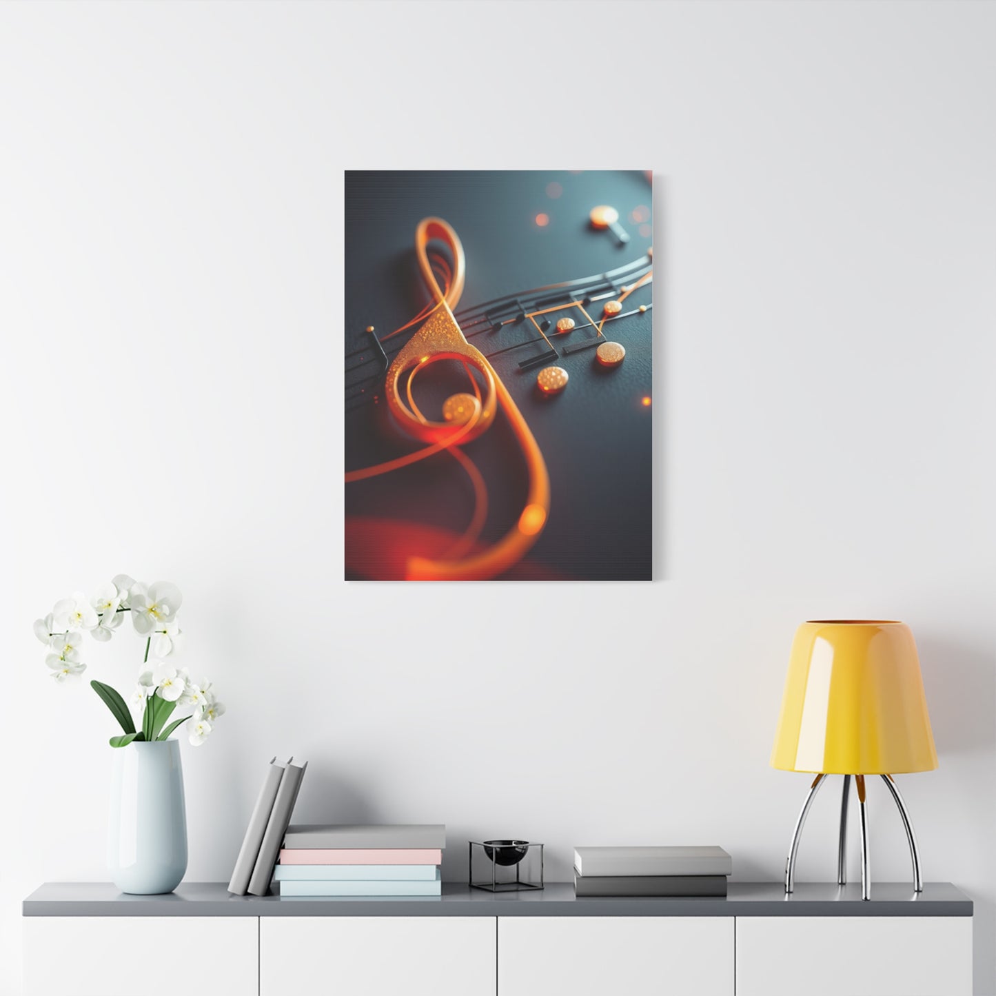 Vision Musical Notes Art Art Wall Art & Canvas Print