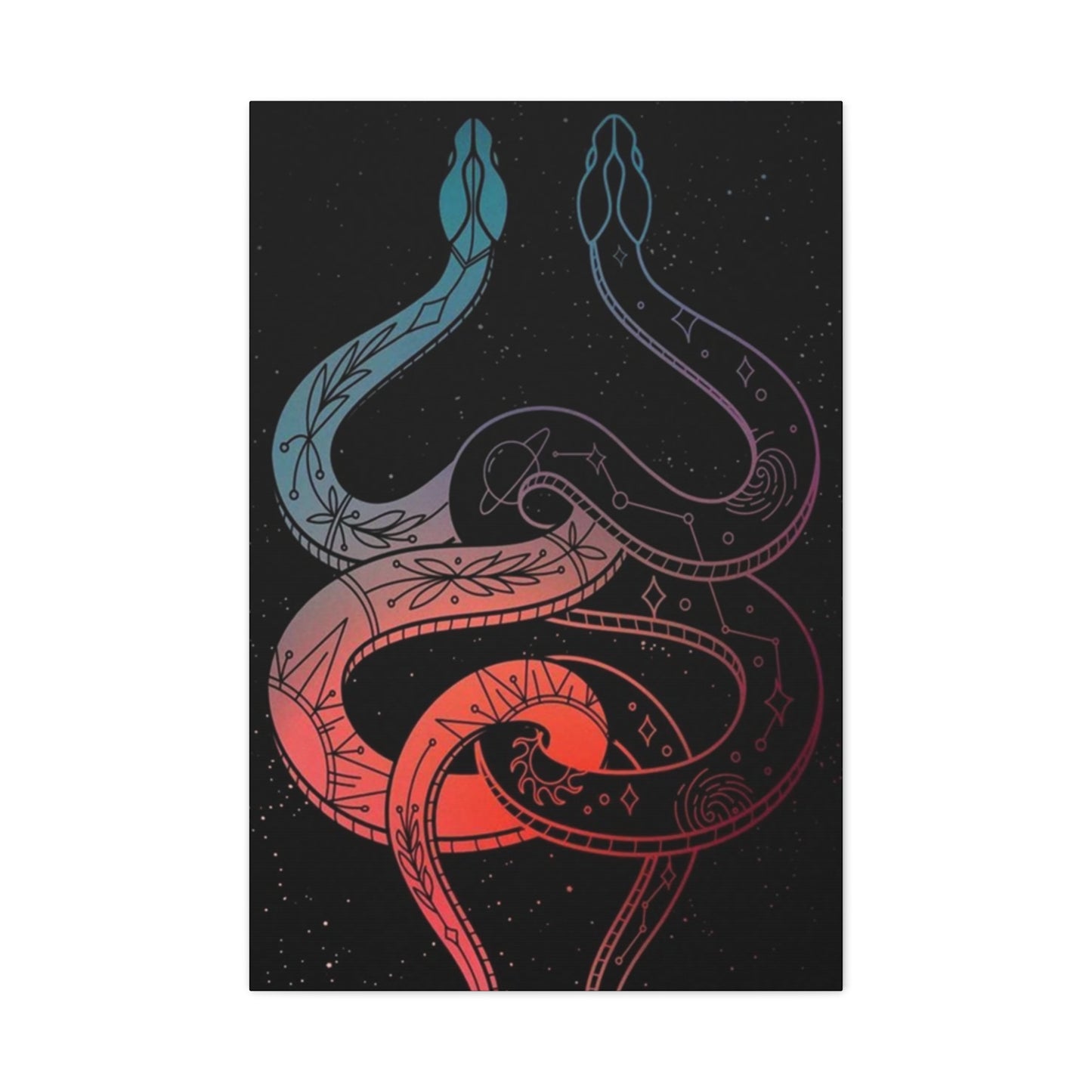 Two Snakes Poster Wall Art & Canvas Prints