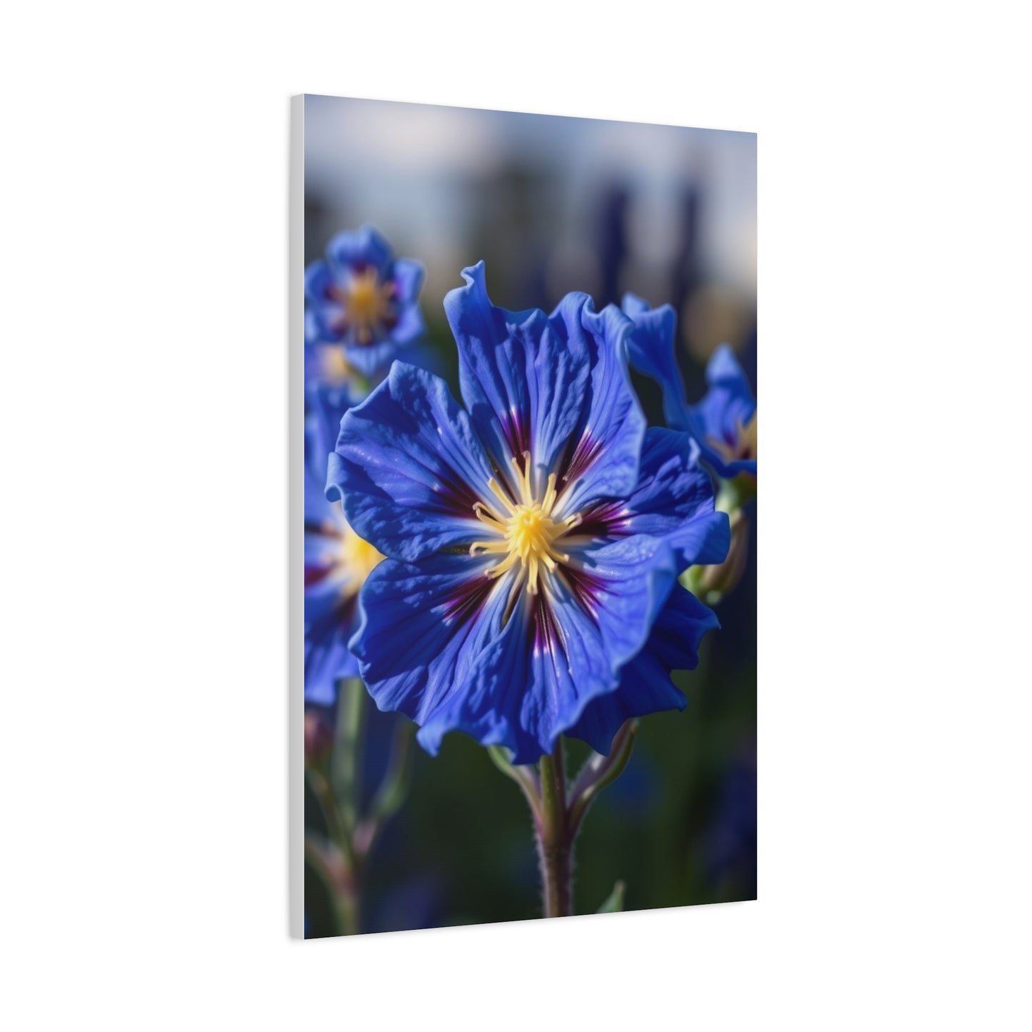 Elite Bluebonnet Flower Art Vision Wall Art & Canvas Print