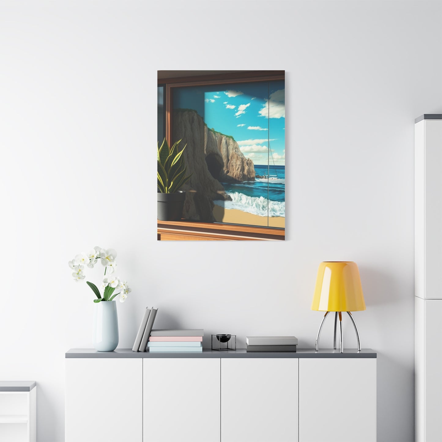 Azure Horizon Masterpiece Wall Art & Canvas Print