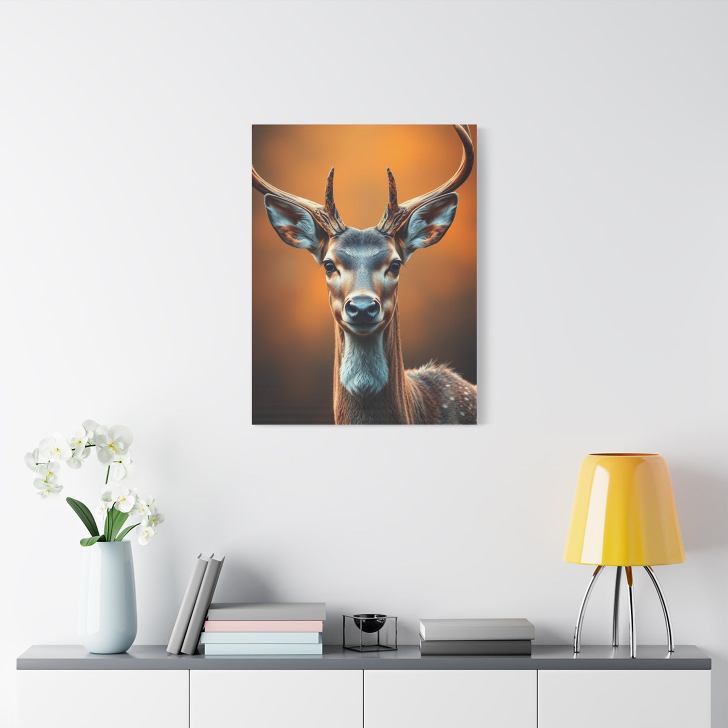 Regal Stag Reverie Art Wall Art & Canvas Print