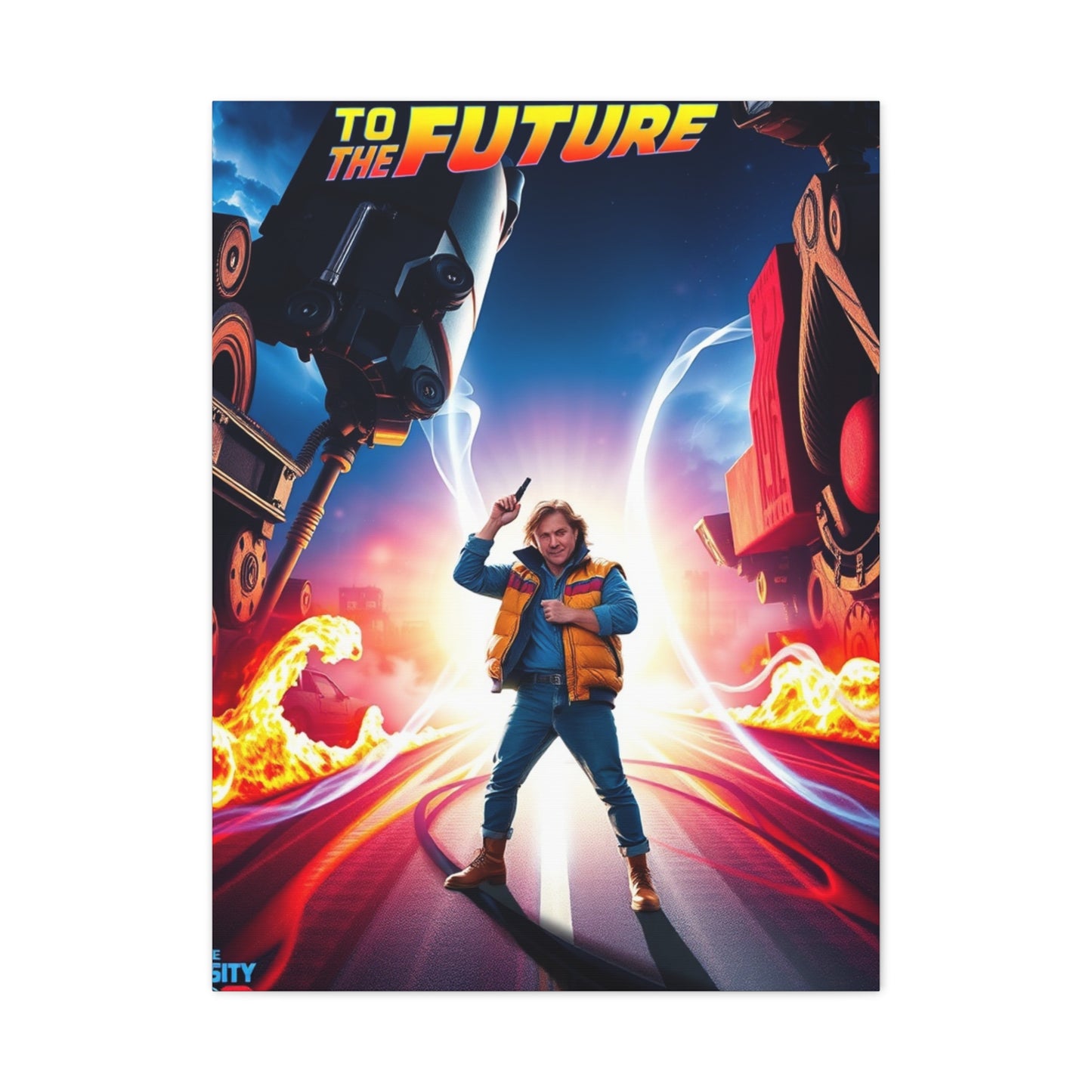Back to the Future Art Luxury Canvas Wall Art & Canvas Print