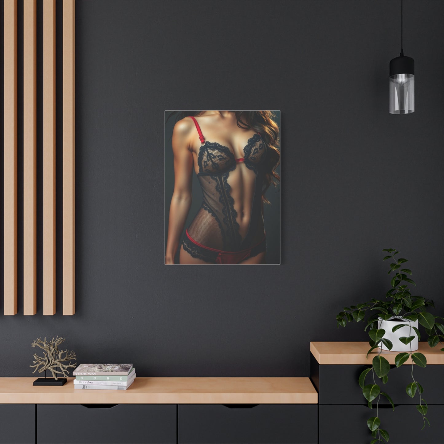 Lingerie Art Refined Canvas Wall Art & Canvas Print