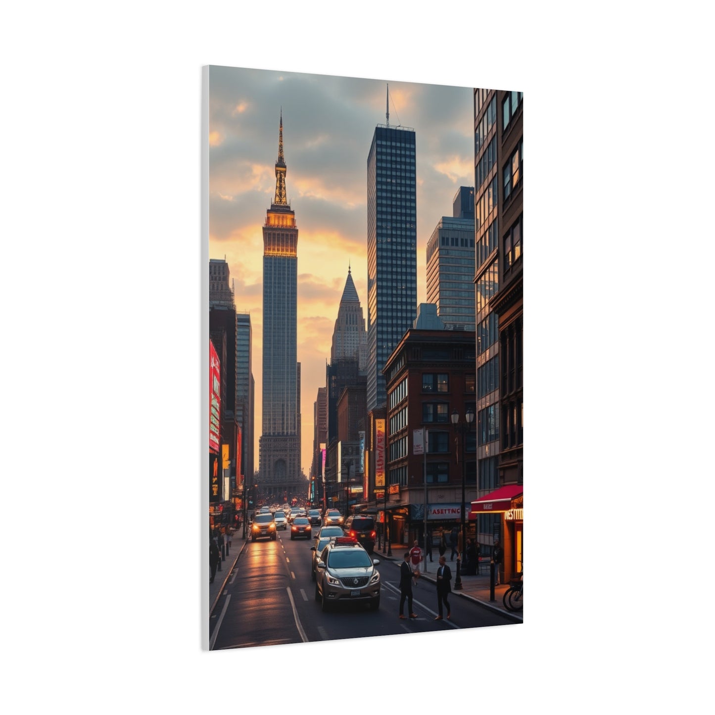 Uptown Poise Canvas Wall Art & Canvas Print