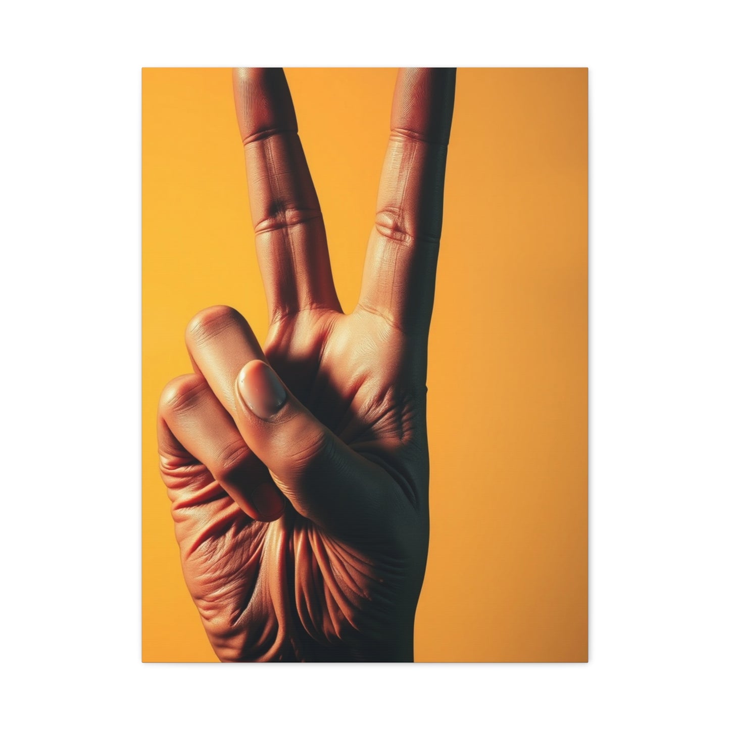 Vision Peace Sign Art Art Wall Art & Canvas Print