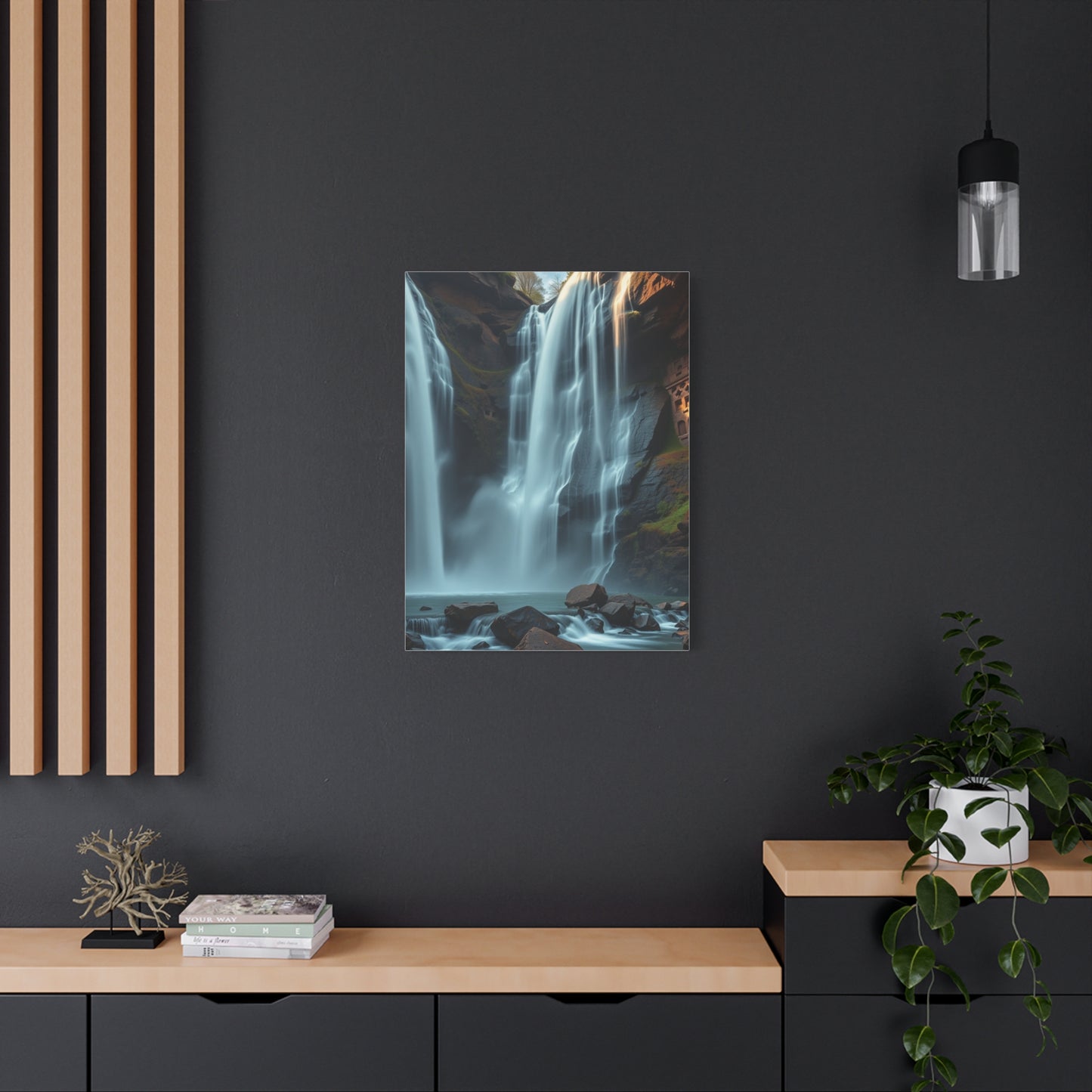 Ethereal Torrent Composition Wall Art & Canvas Print