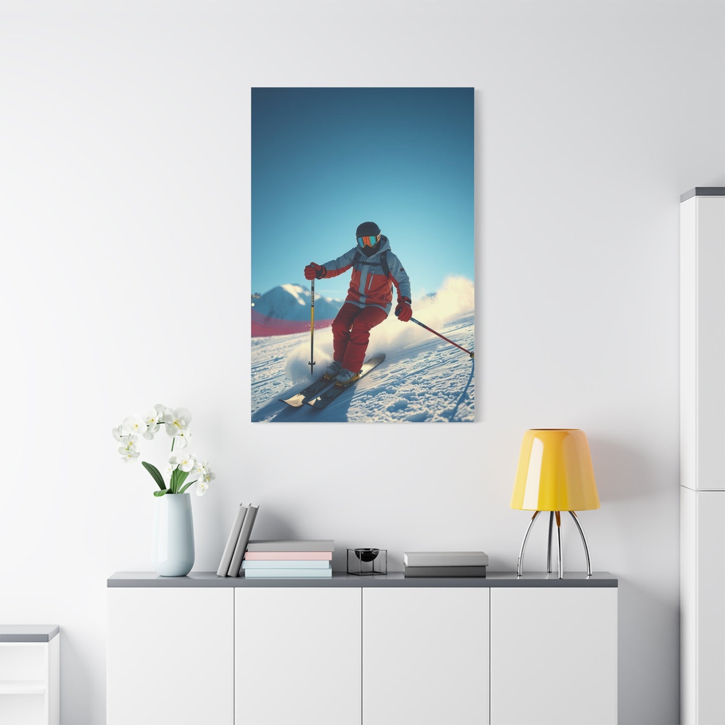 Supreme Skiing Art Collection Wall Art & Canvas Print