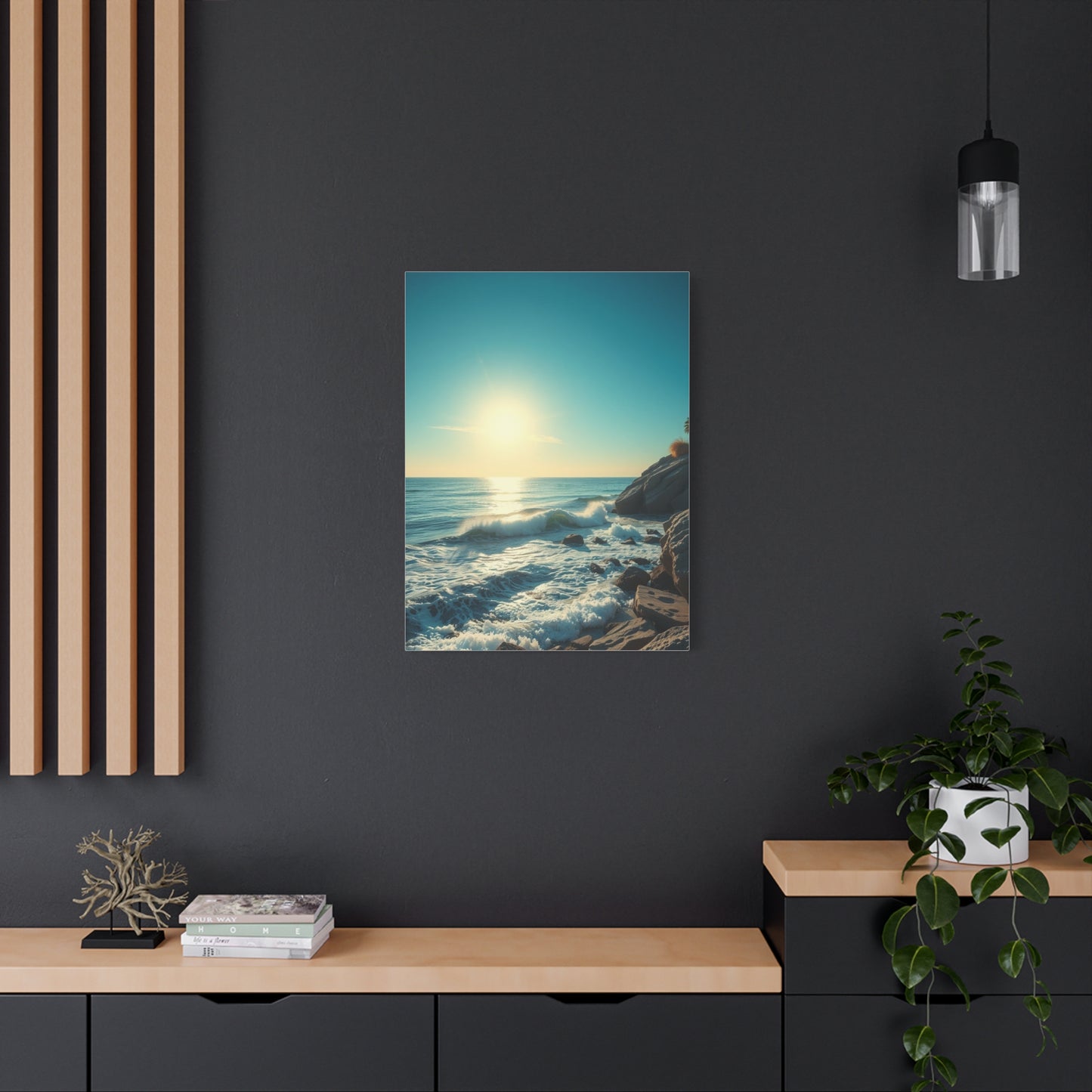 Azure Tides Masterpiece Wall Art & Canvas Print