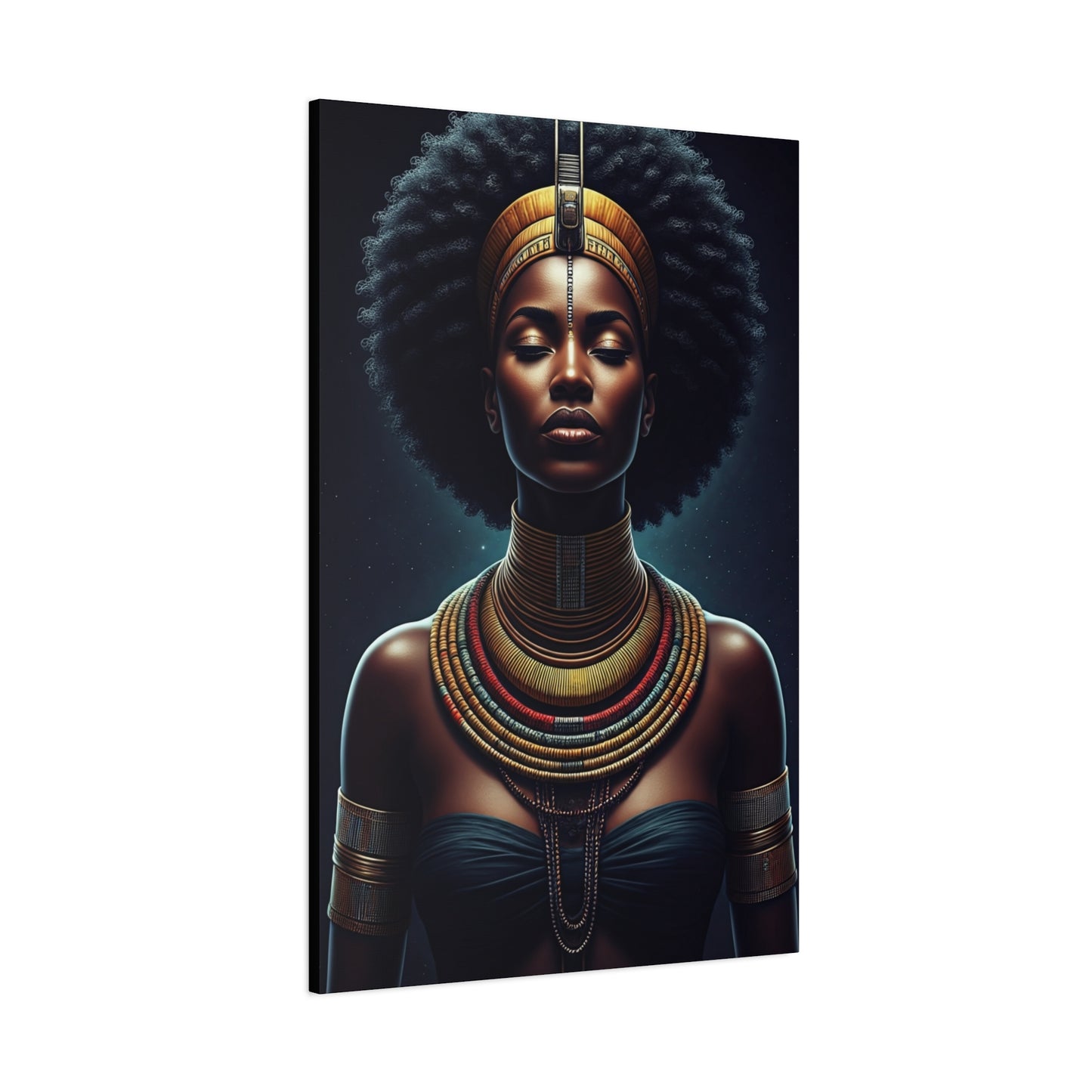 Regal African Queen Serenity Wall Art & Canvas Prints