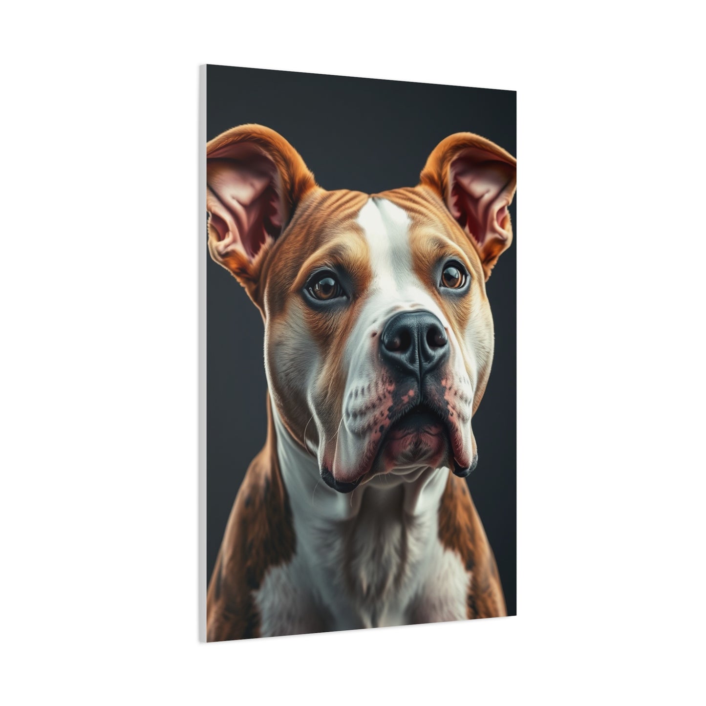 Masterpiece Pit Bull Art Vision Wall Art & Canvas Print
