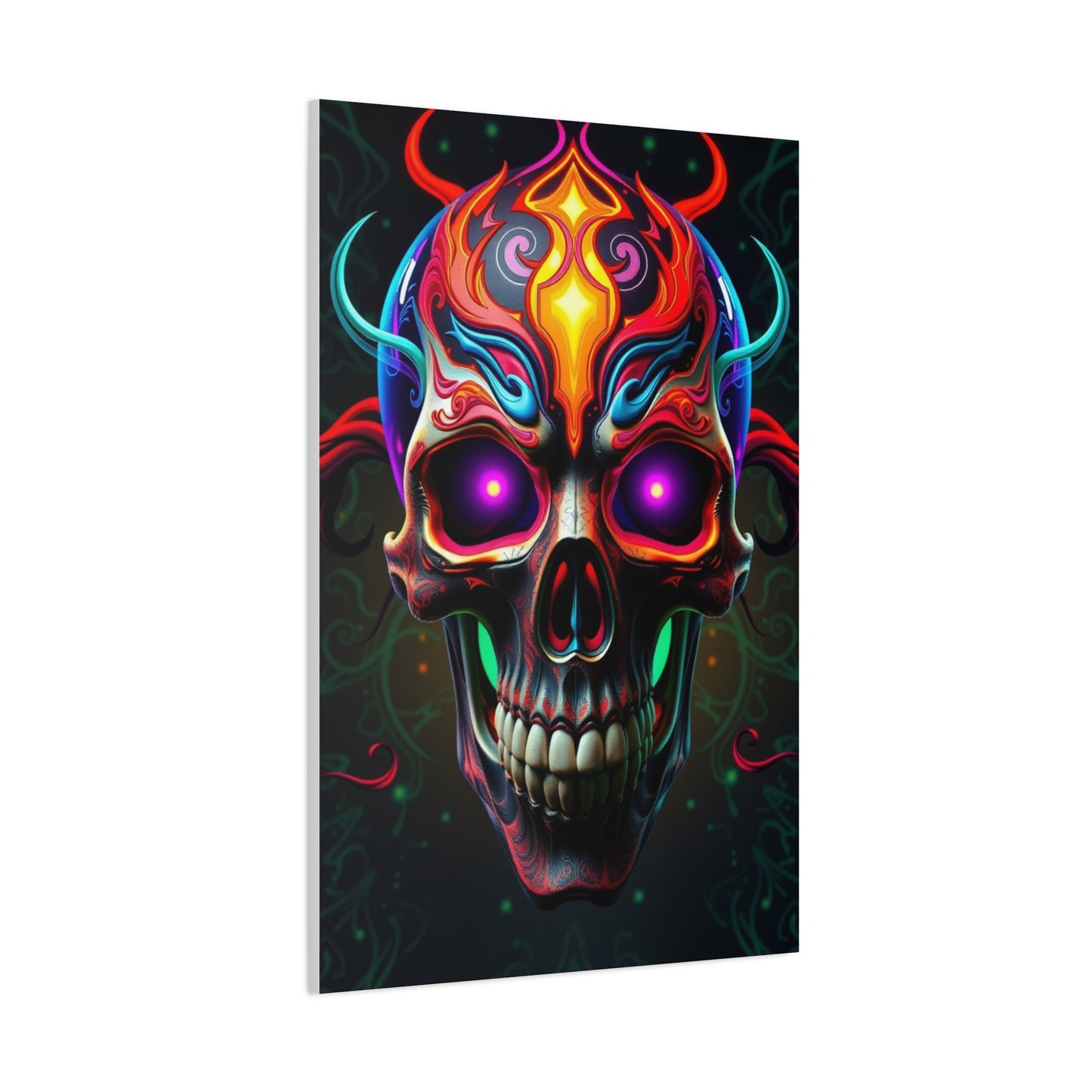 Luxury 3D Trippy Skull Art By Ali Gulec Art Collection Wall Art & Canvas Print