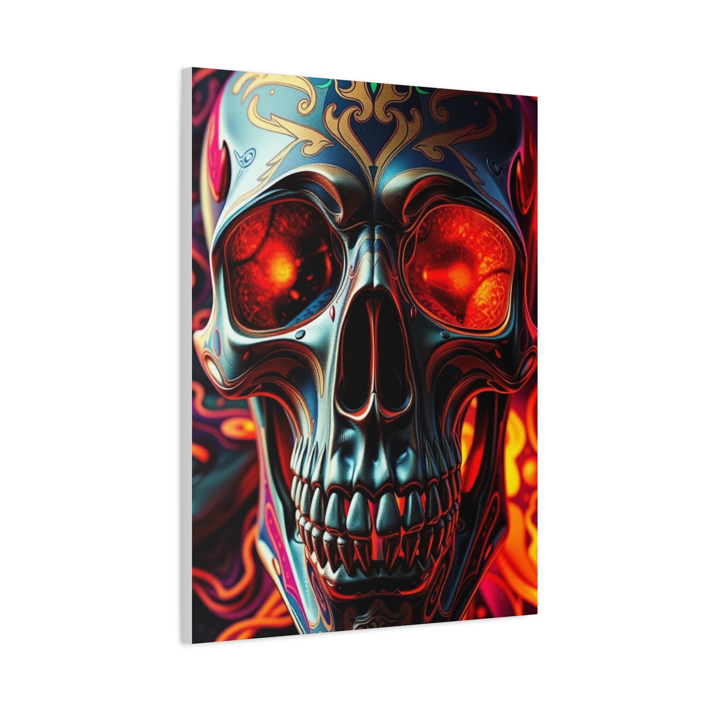 Luminous Skull Enigma Wall Art & Canvas Print