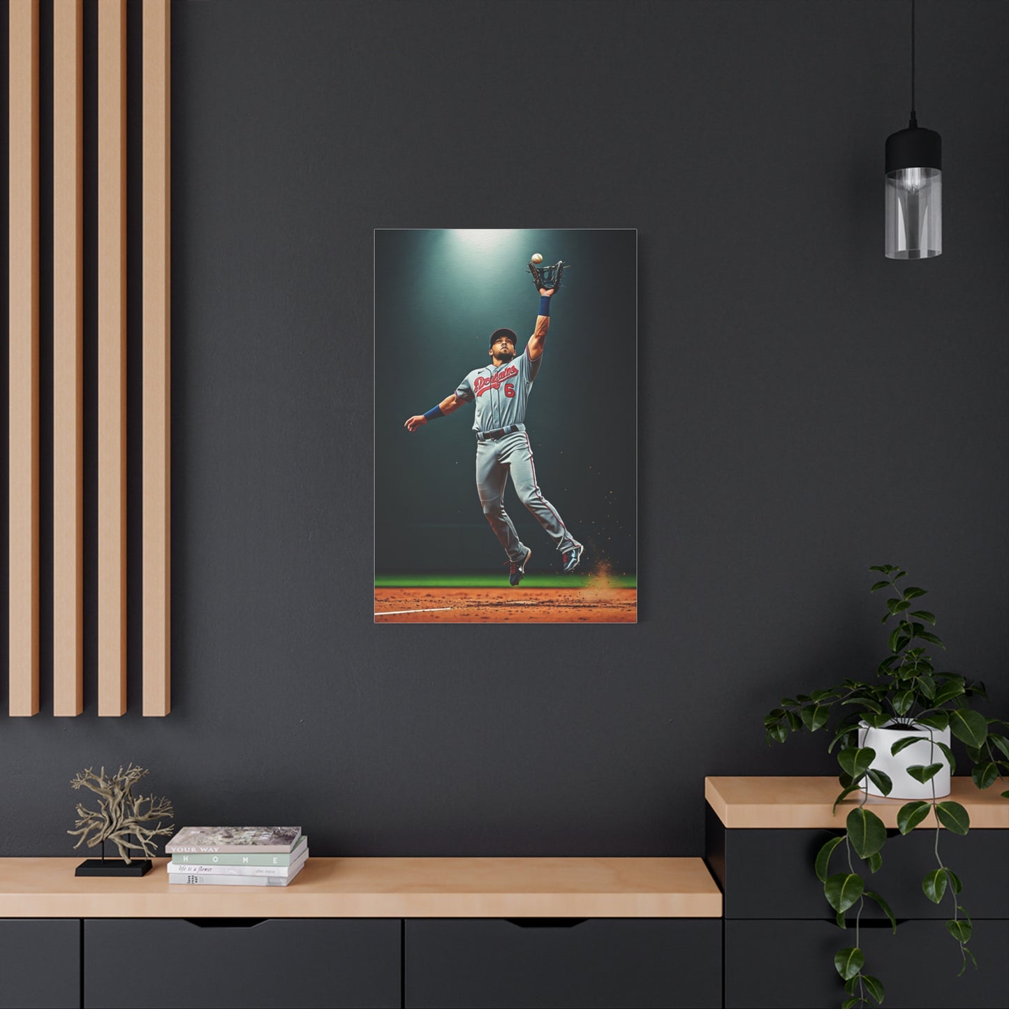 Outfield Catch Spotlight Glory Wall Art & Canvas Prints