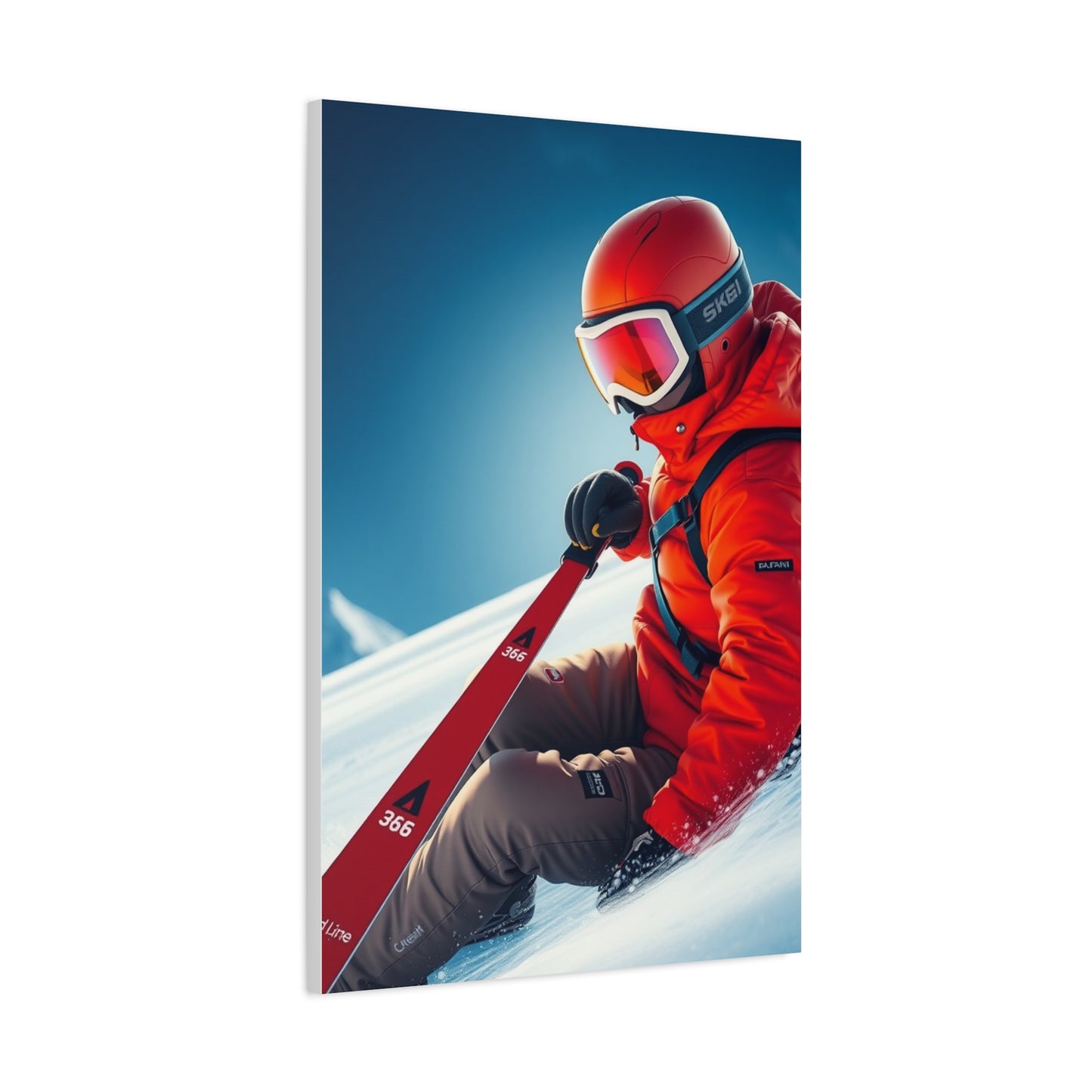 Skiing Art Luxury Canvas Wall Art & Canvas Print