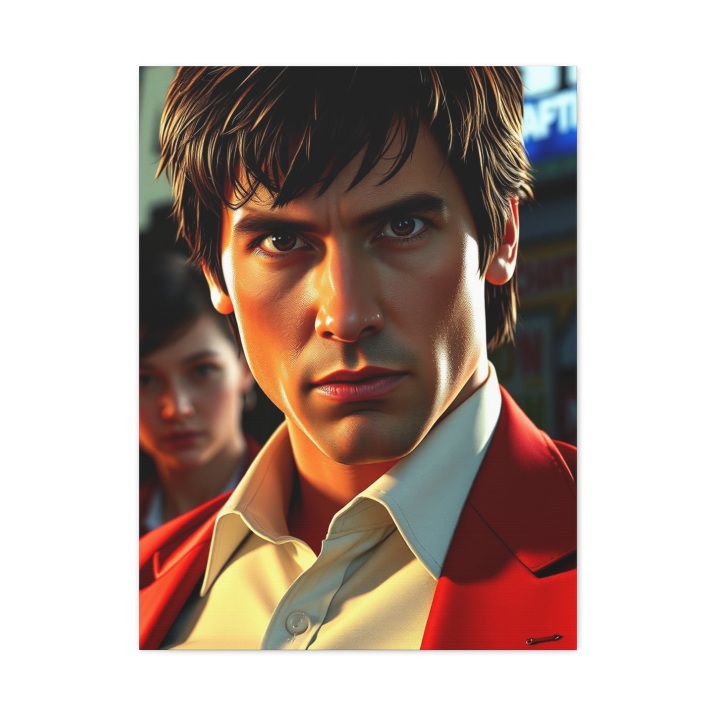 Elite Pulp Fiction Character Art Vision Wall Art & Canvas Print