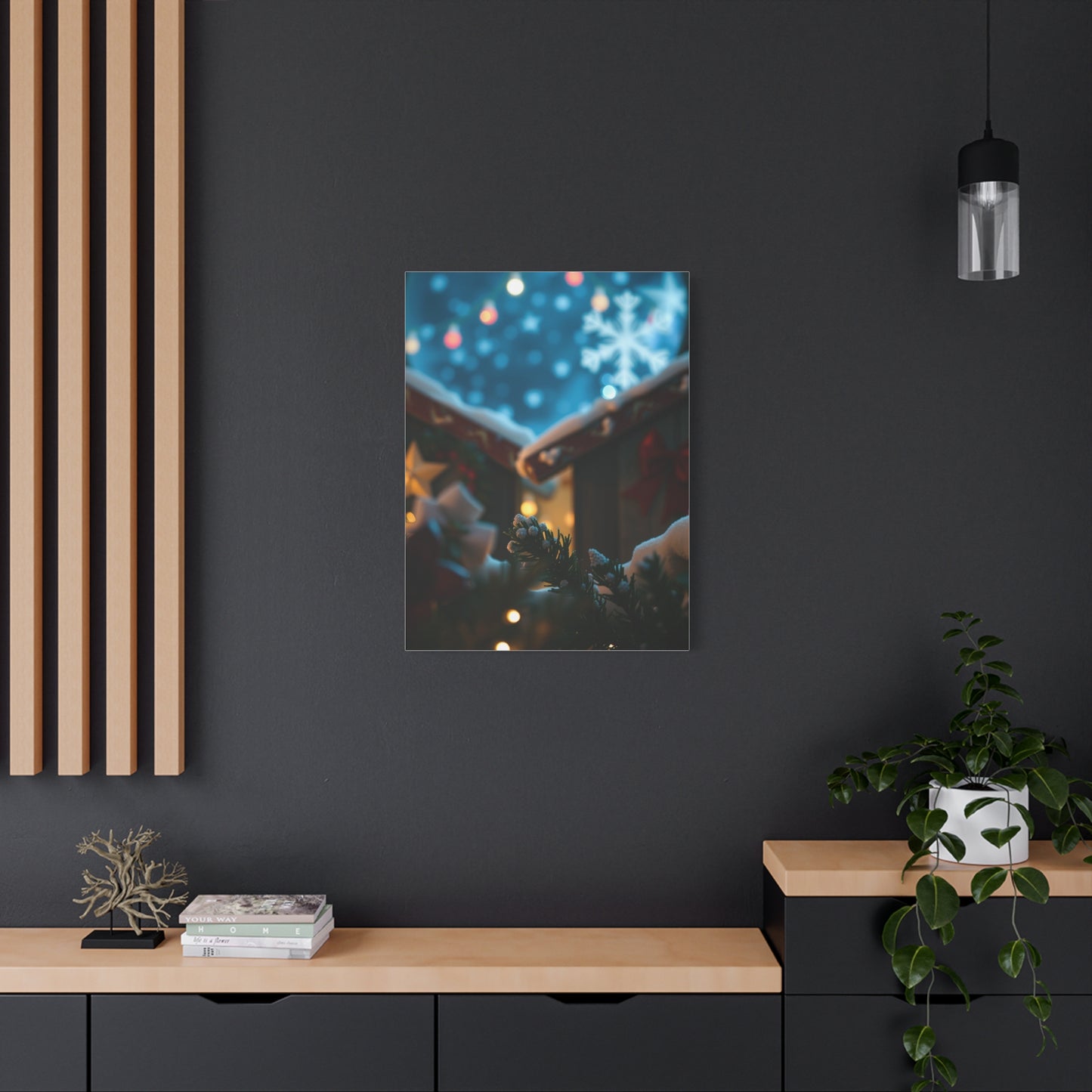 Enchanted Christmas Scene Wall Art & Canvas Print