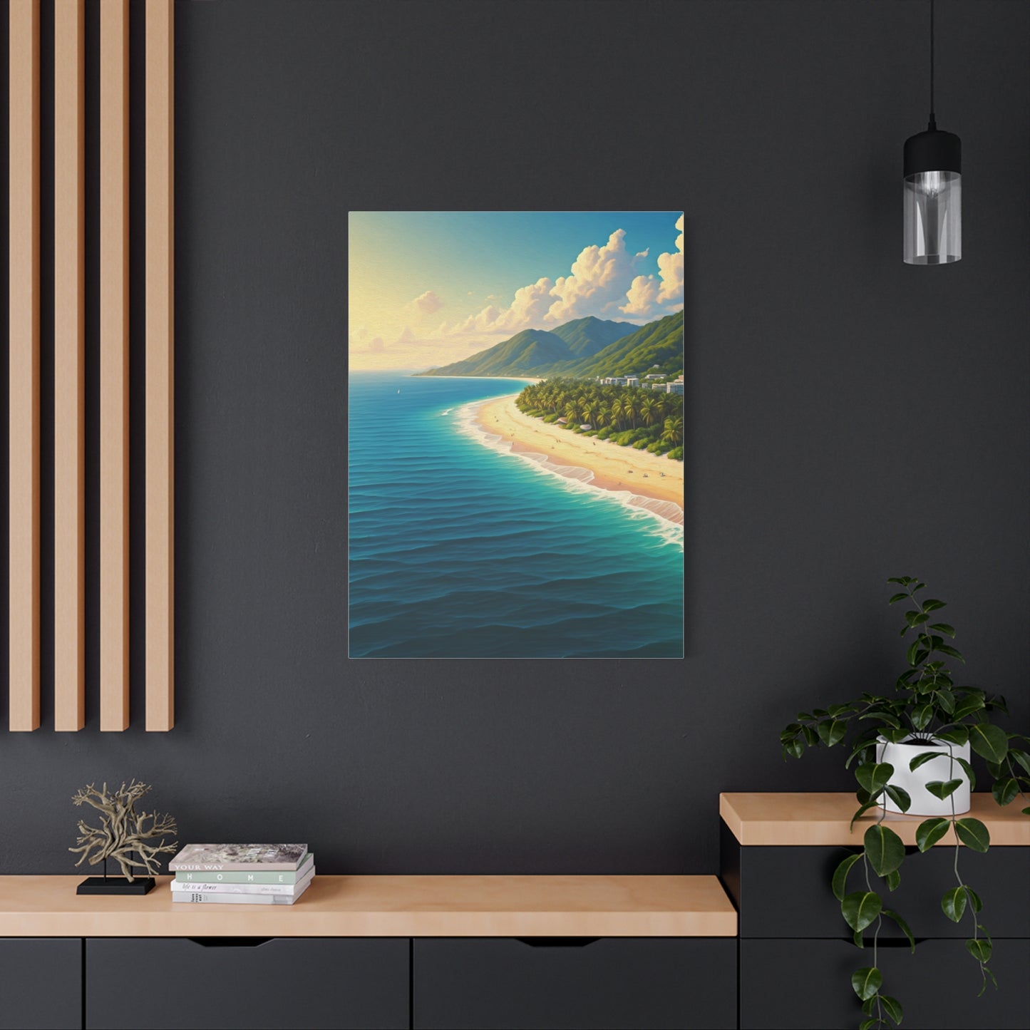 Tropical Coastline Bay Panorama Wall Art & Canvas Prints