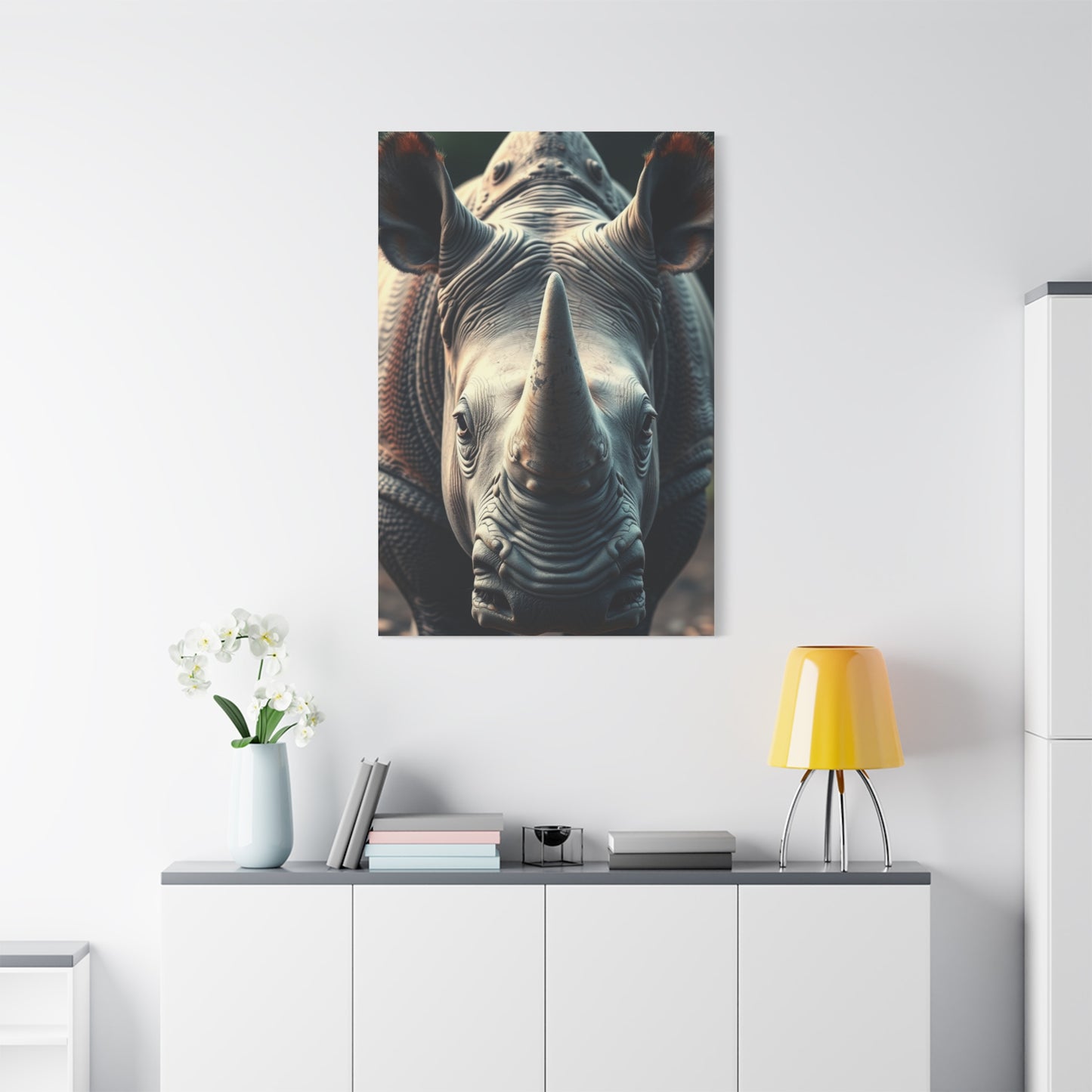 Masterpiece Rhinoceros Art Vision Wall Art & Canvas Print