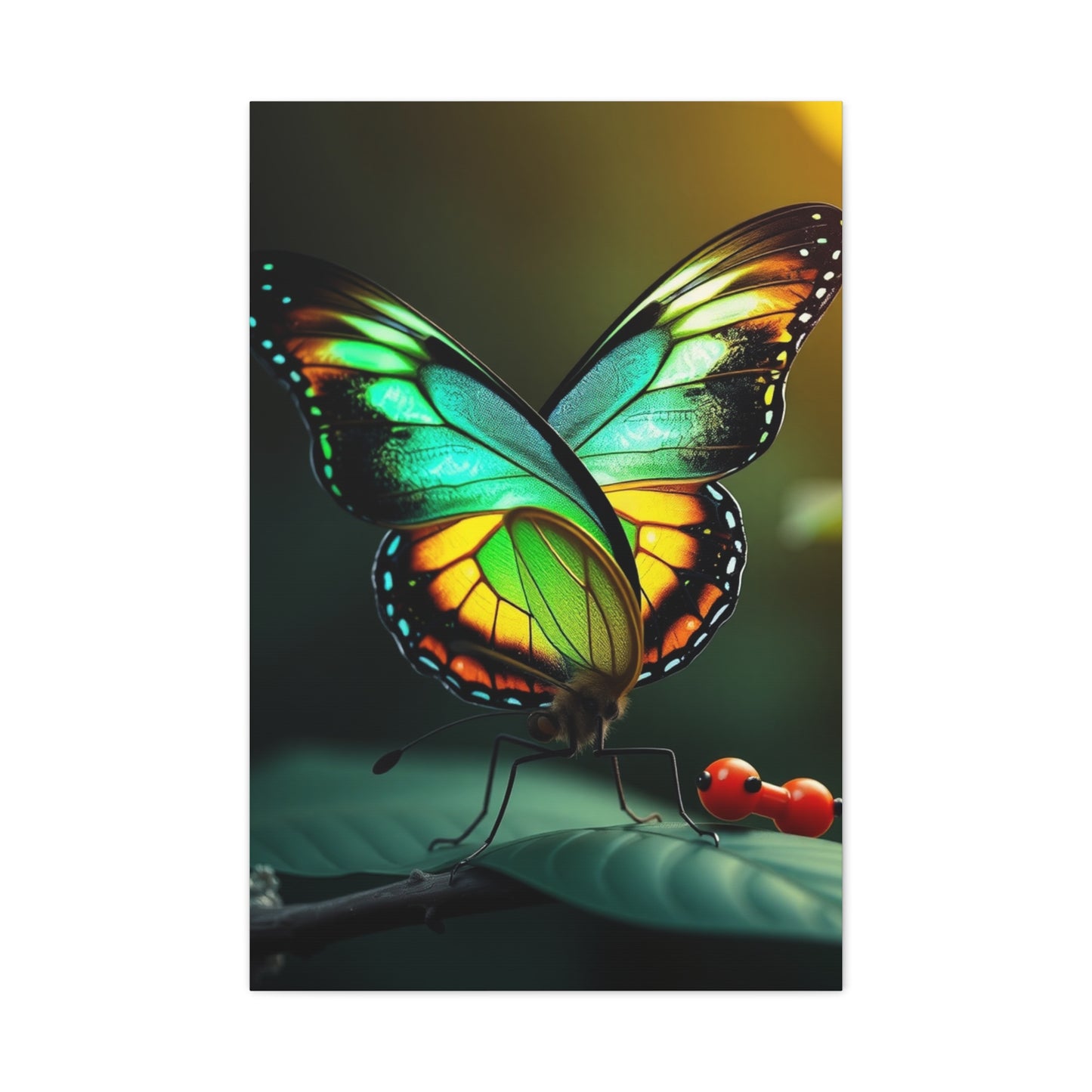 Ornate Winged Harmony Wall Art & Canvas Print