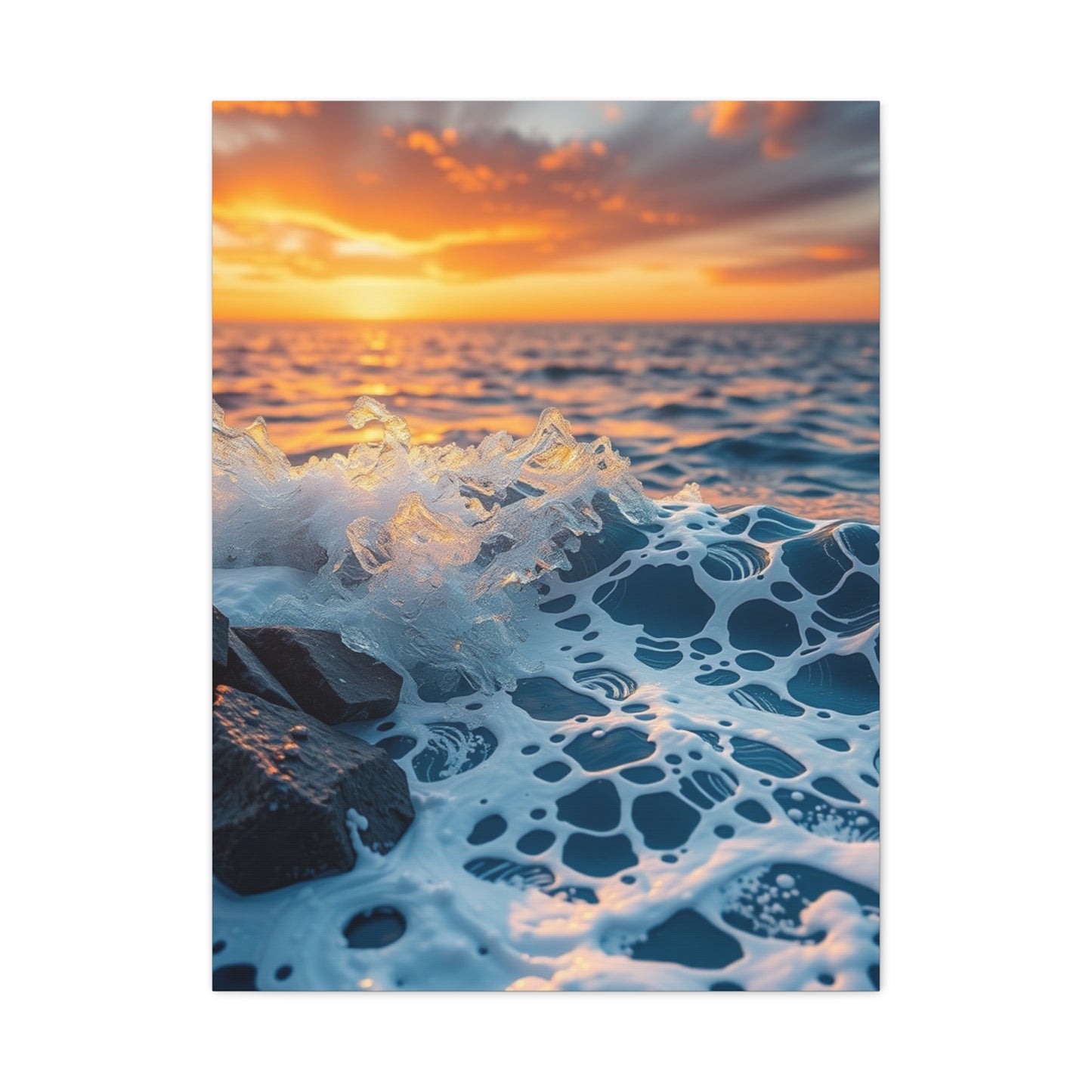 Celestial Tides Canvas wall art & canvas print