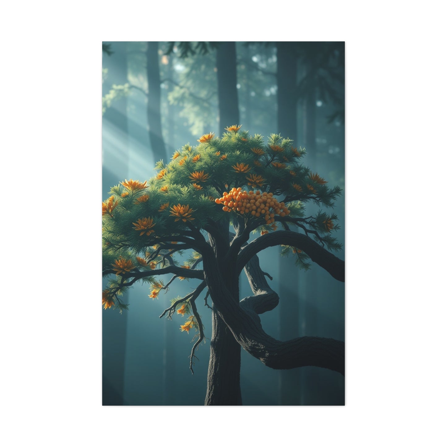 Rustic Grandeur Painting Wall Art & Canvas Print