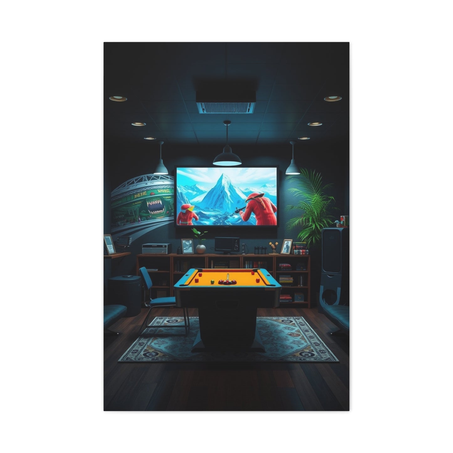 Refined Recreation Wall Masterpiece