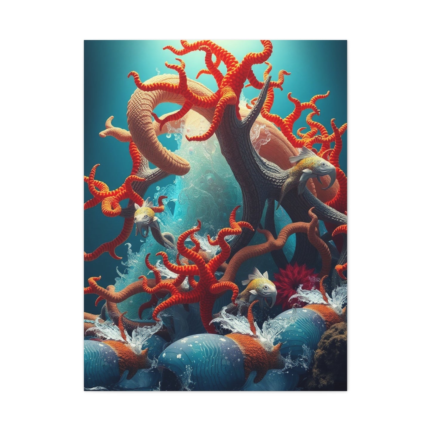 Enchanted Blue Horizon Wall Art & Canvas Print