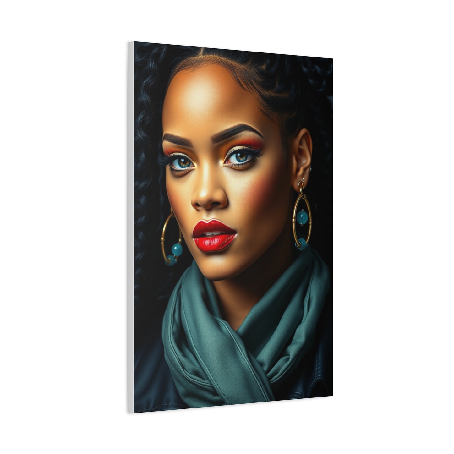 Rihannas Enchanting Aura Art Wall Art & Canvas Print
