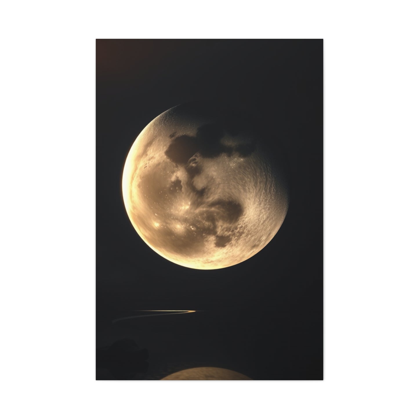 Vision Crescent Moon Art Art Wall Art & Canvas Print