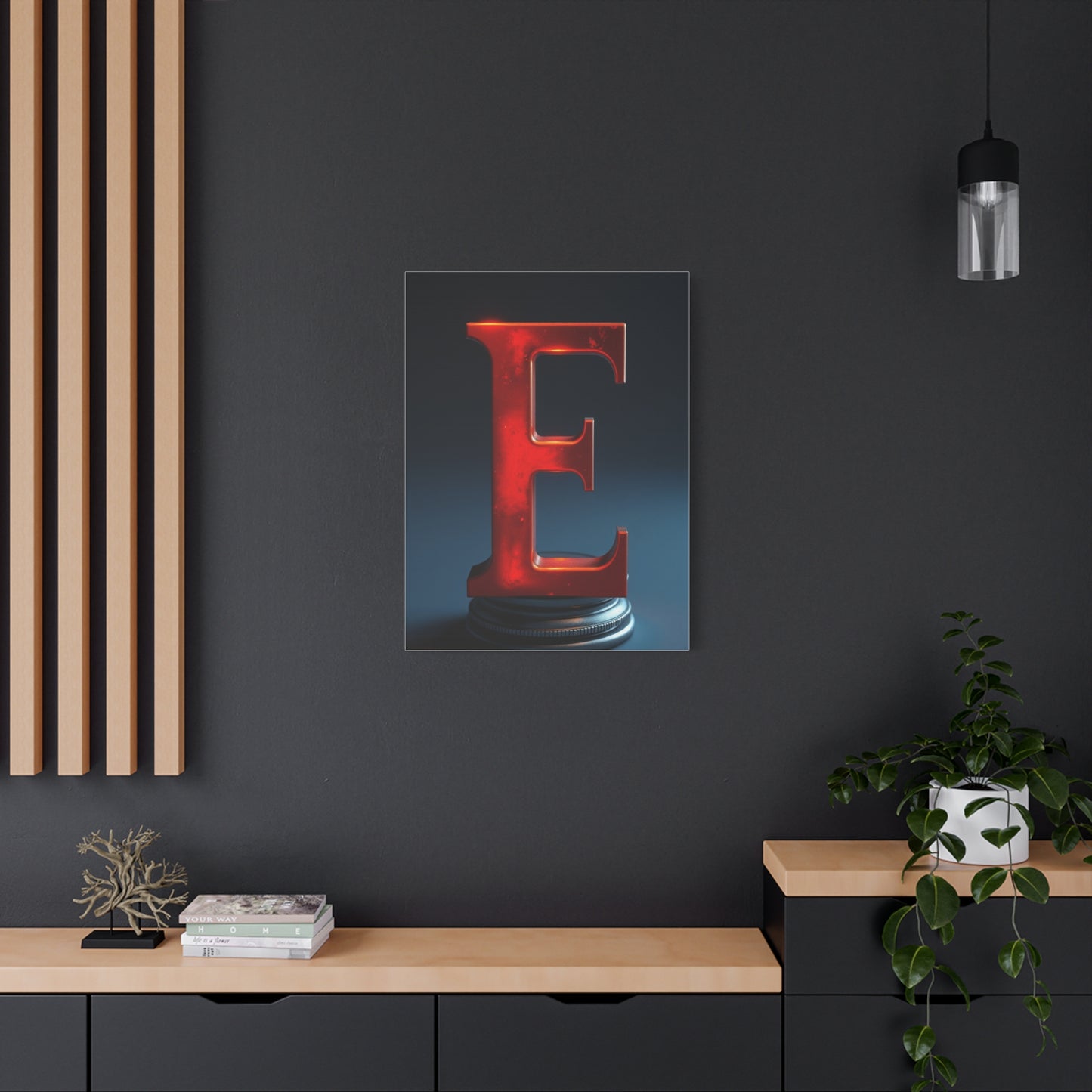 Vision The Letter E - Art Art Wall Art & Canvas Print