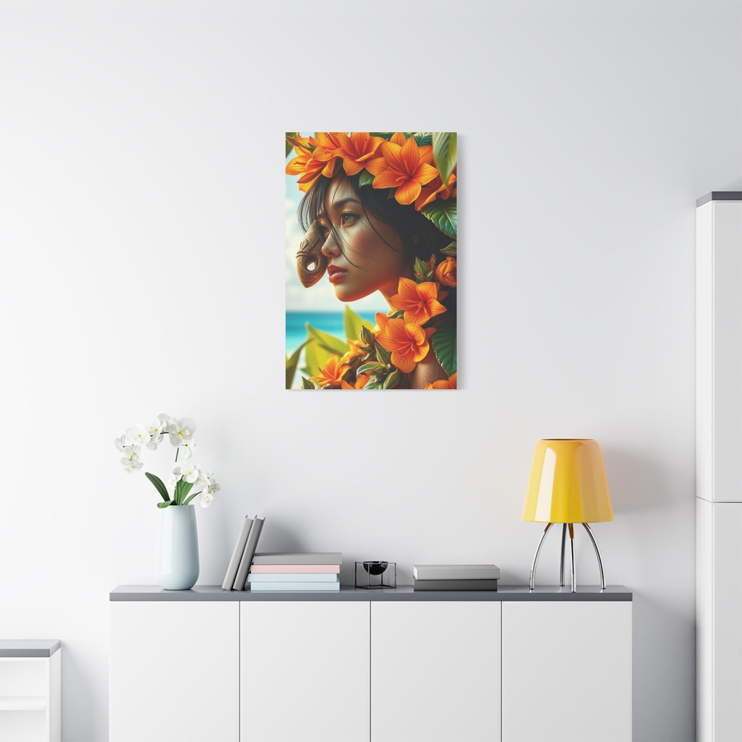 Opulent Island Impression Wall Art & Canvas Print