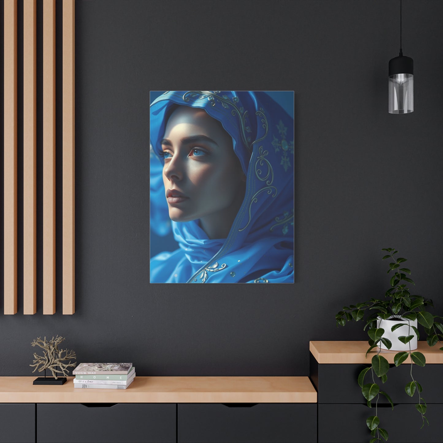 Elite Blue & Gold Art Vision Wall Art & Canvas Print