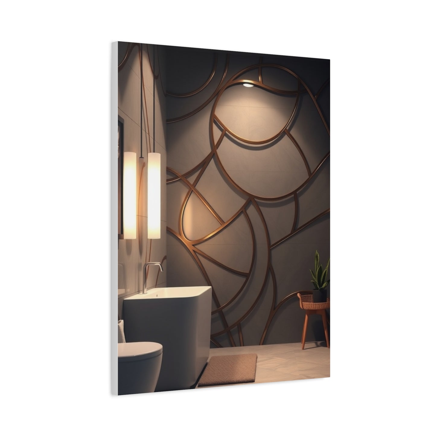 Tranquil Cascade Art Wall Art & Canvas Print