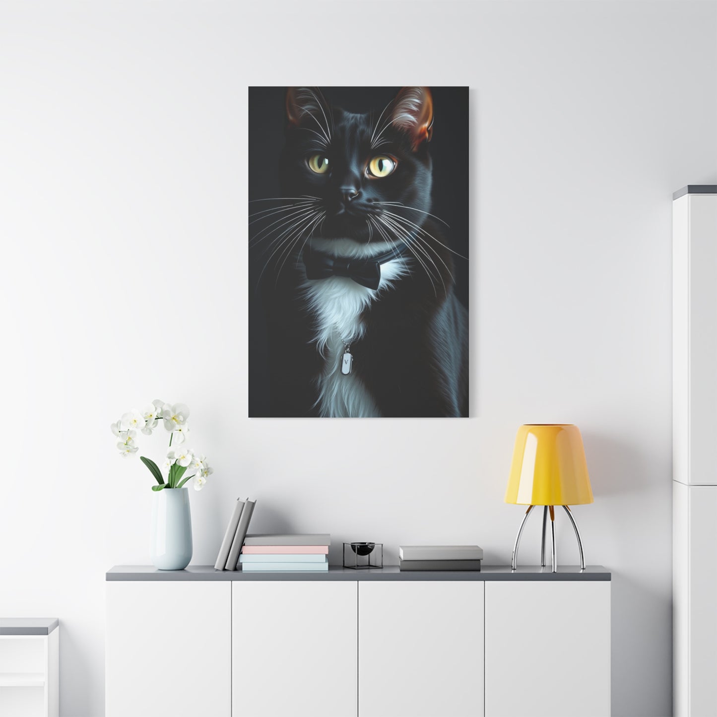 Elite Tuxedo Cat Art Vision Wall Art & Canvas Print