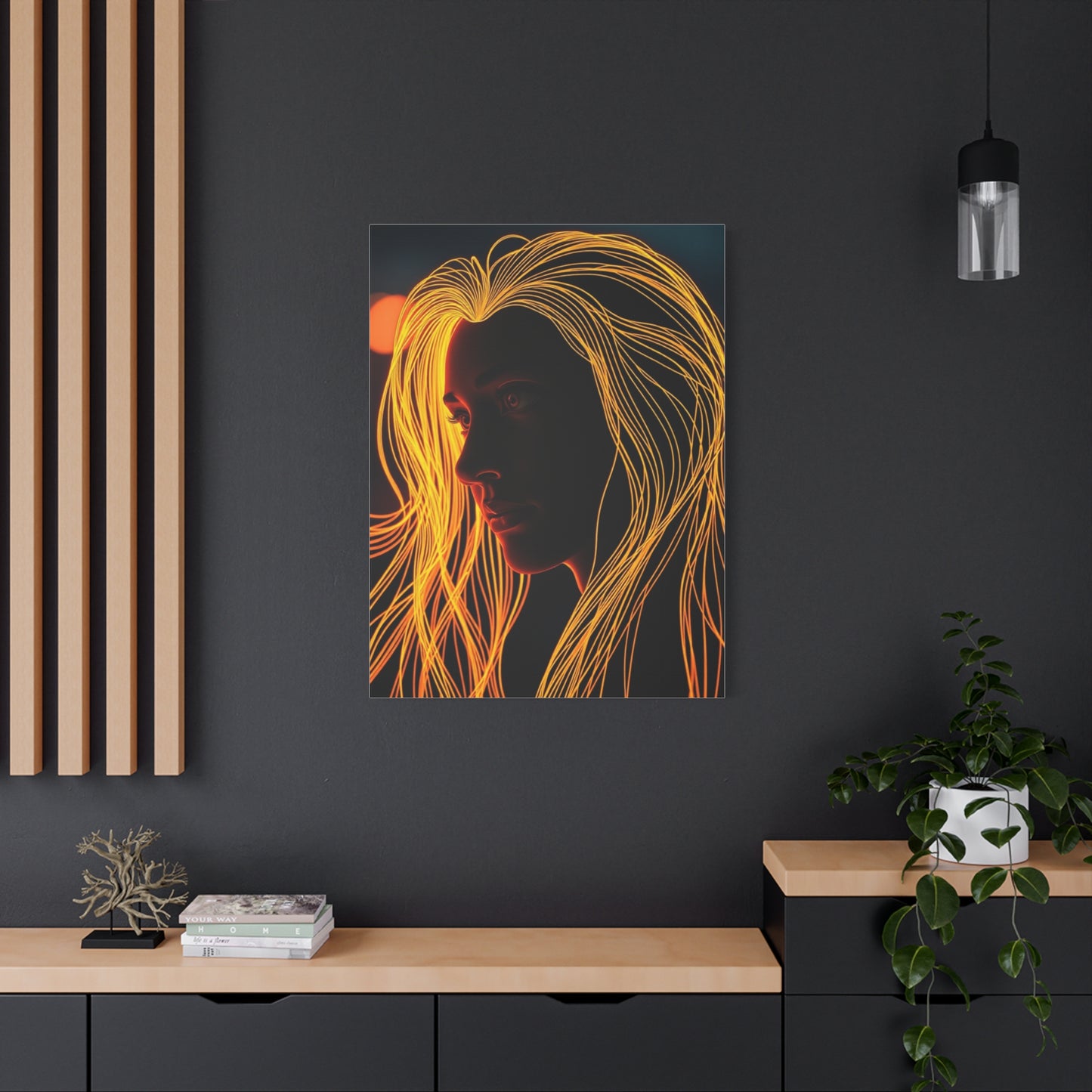 Minimalist Lineage Canvas