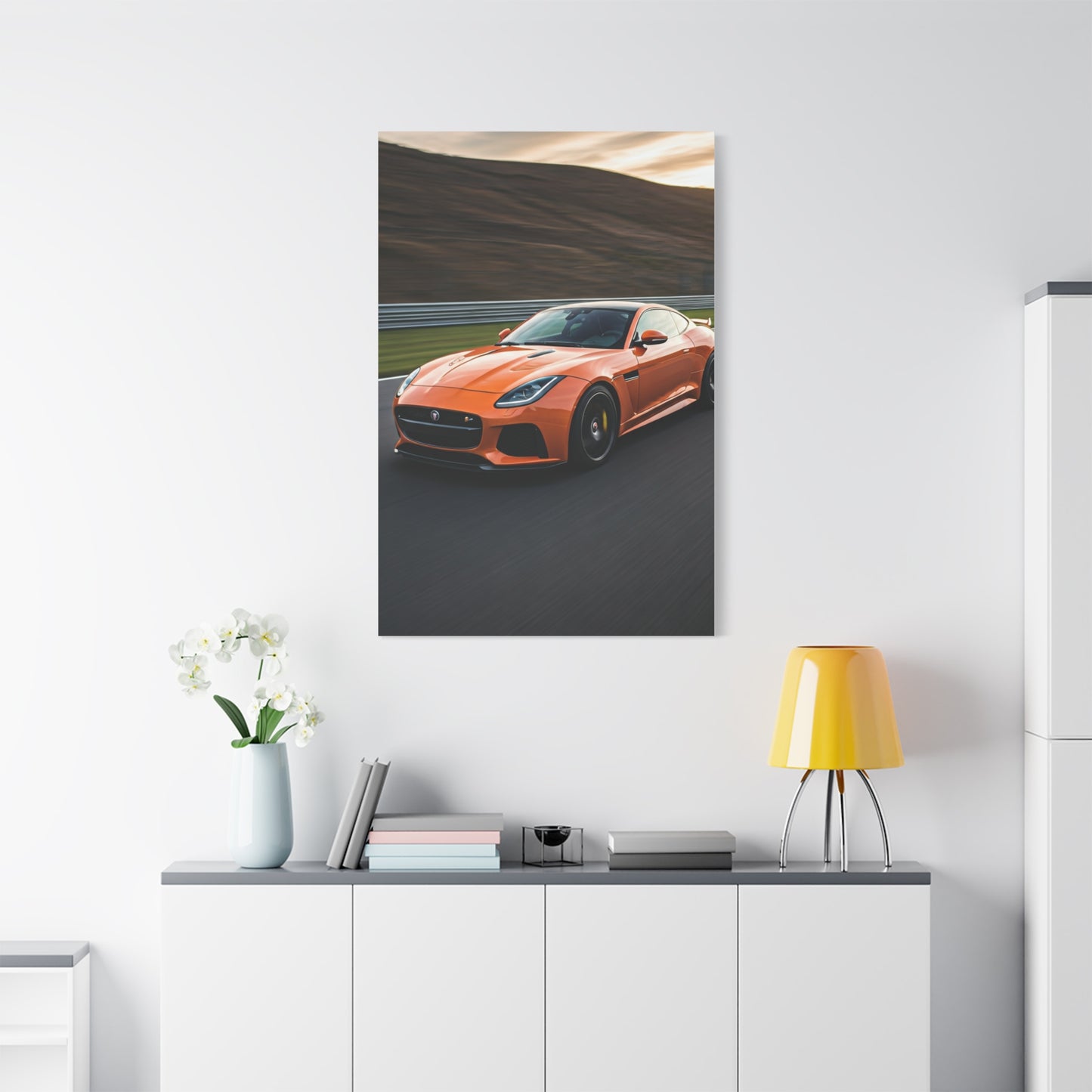 Jaguar F Type High Speed Straight Performance Wall Art & Canvas Prints