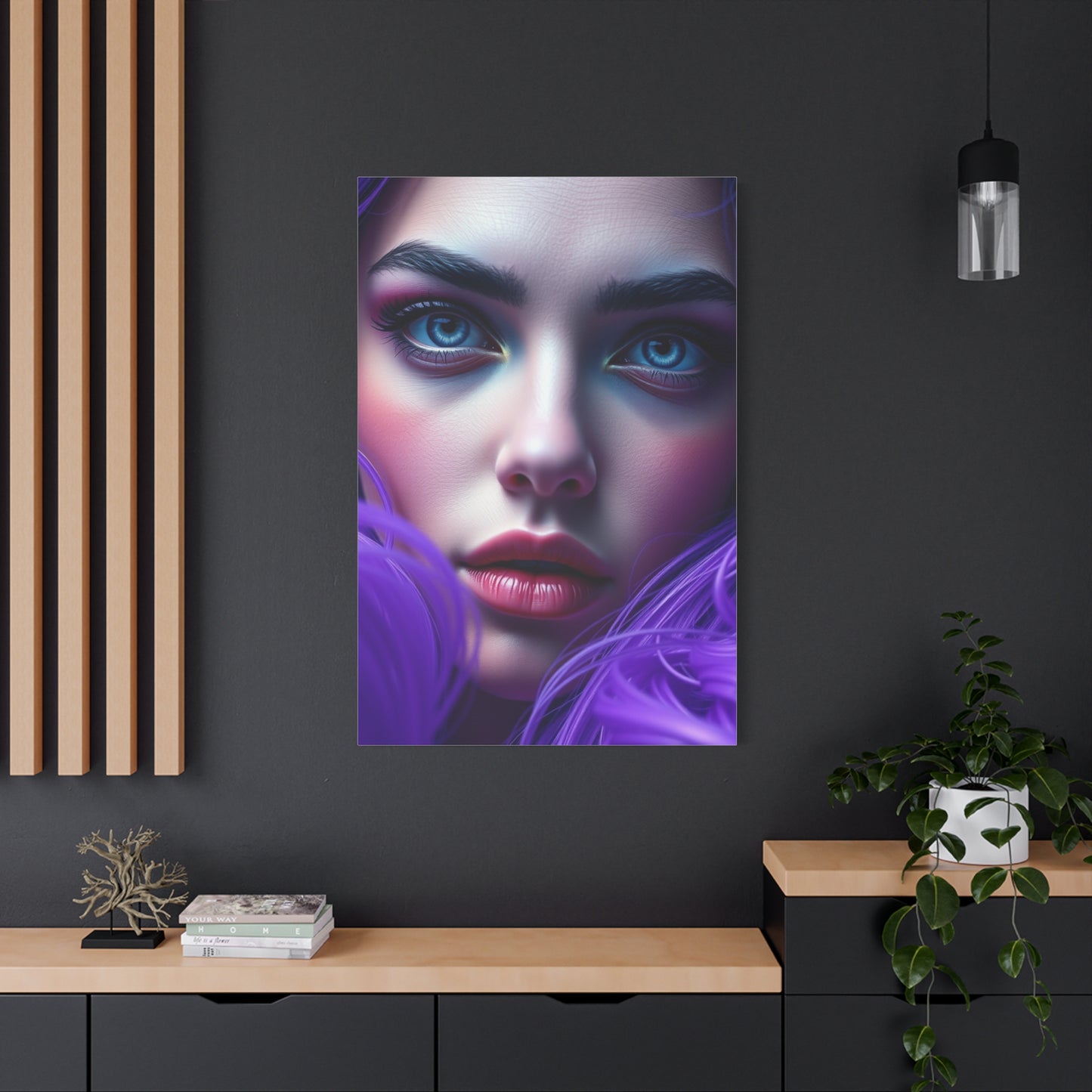 Amethyst Elegance Wall Décor