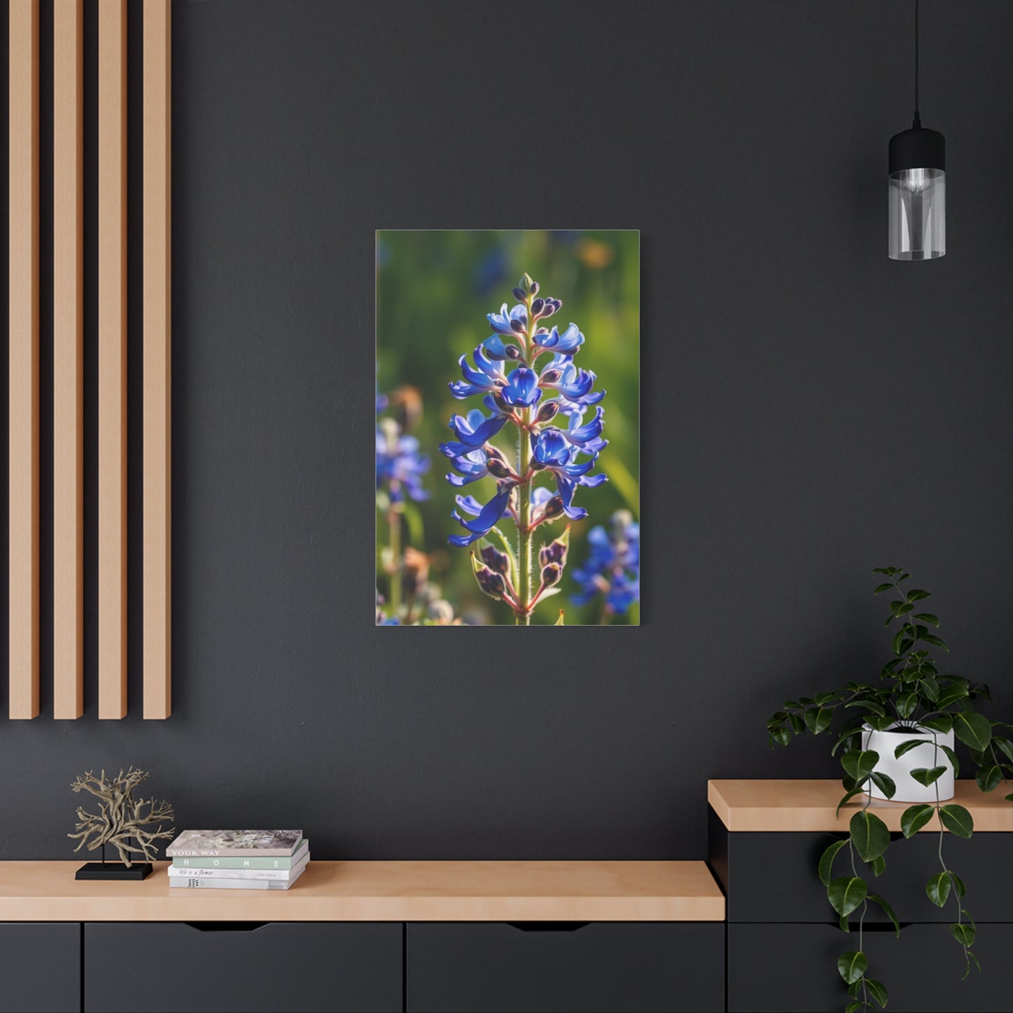 Collection Bluebonnet Flower Art Art Wall Art & Canvas Print
