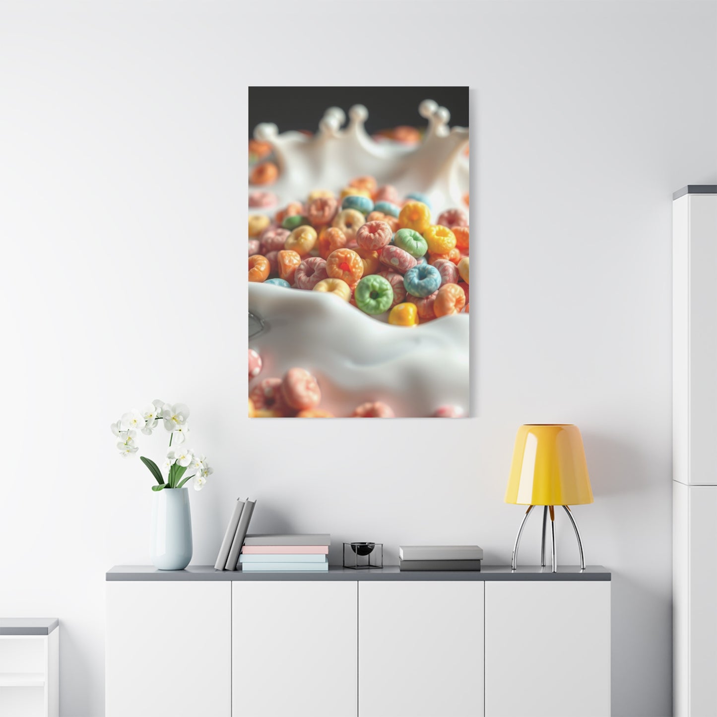 Ornate Cereal Reverie Canvas Wall Art & Canvas Print