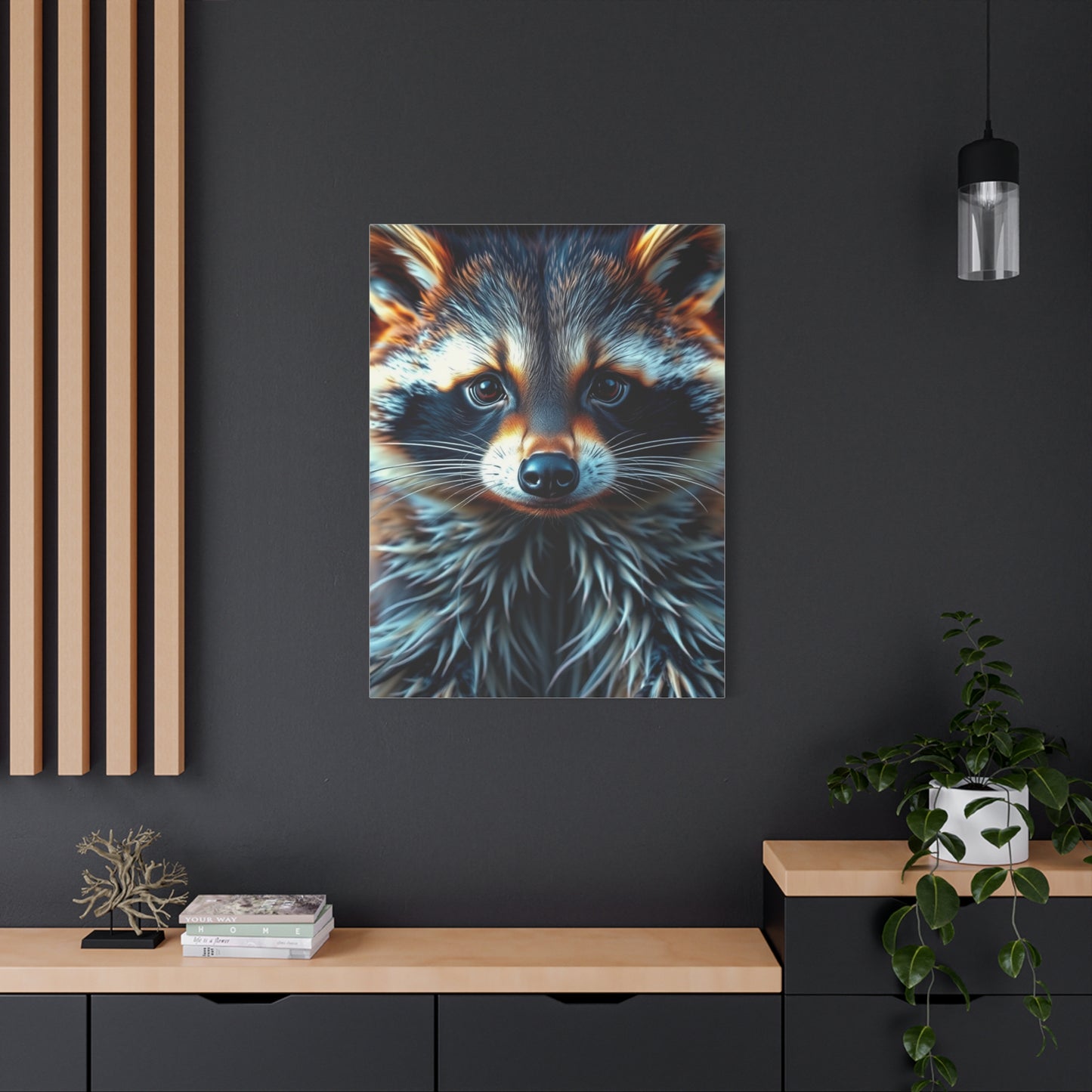 Vision Raccoon Art Art Wall Art & Canvas Print