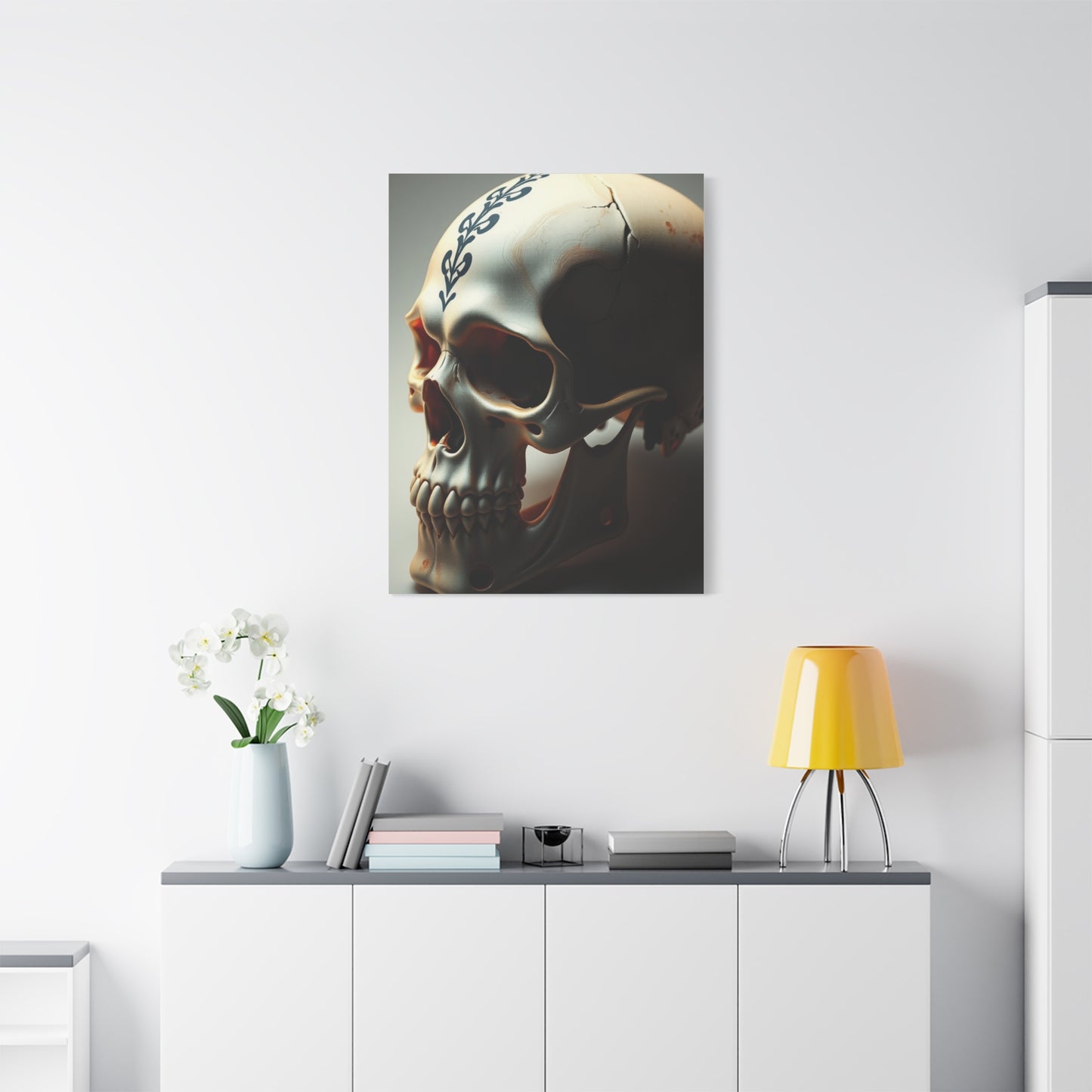 Regal Cranium Canvas Wall Art & Canvas Print
