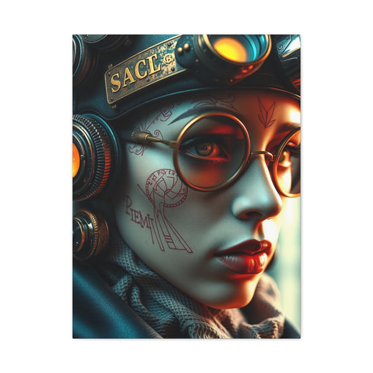 Retro-Futurist Opulence Art wall art & canvas print